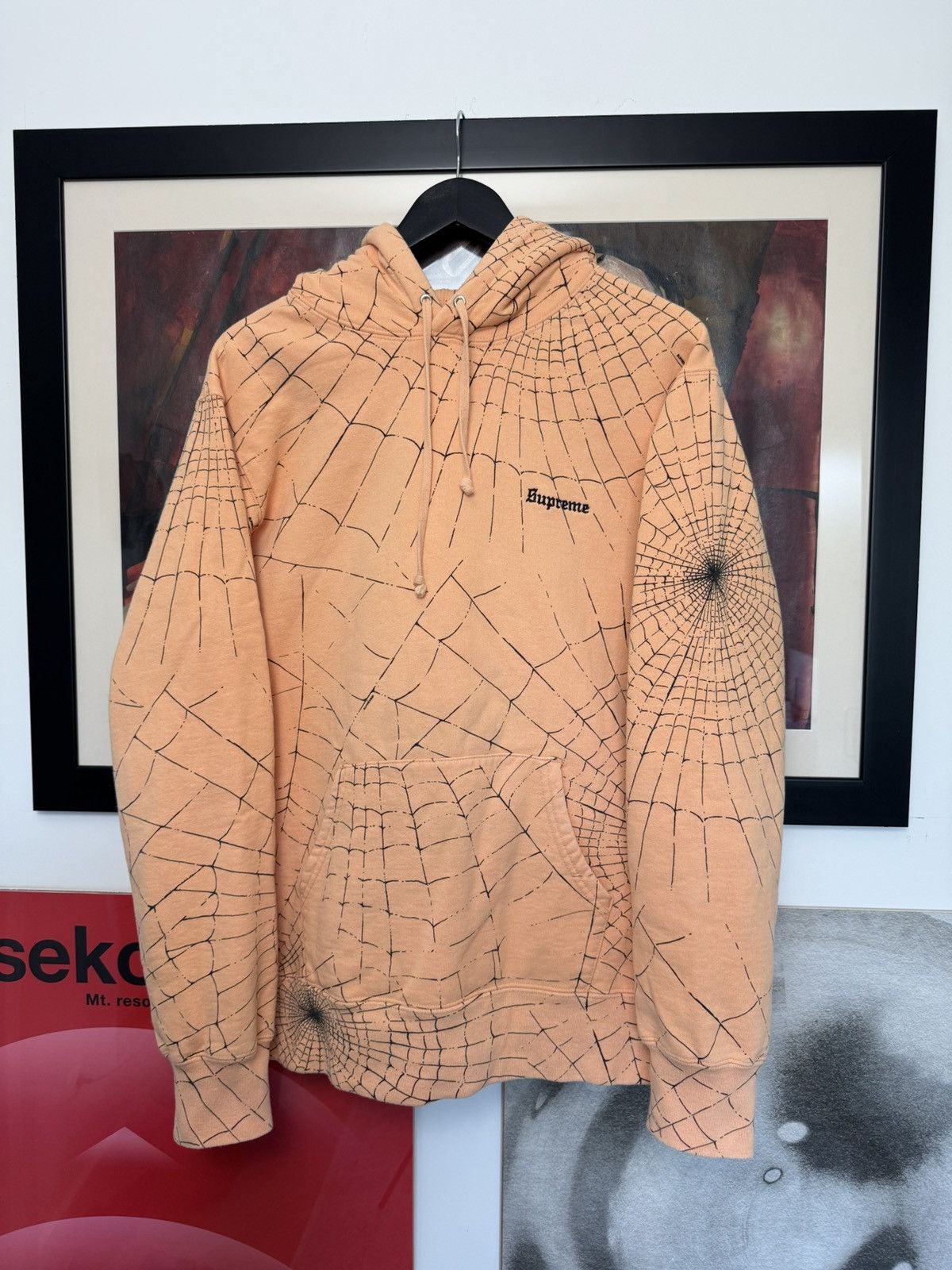 希少‼️ Supreme Spider Web Hoodie Black Supreme Spider Web Hoodie | Grailed