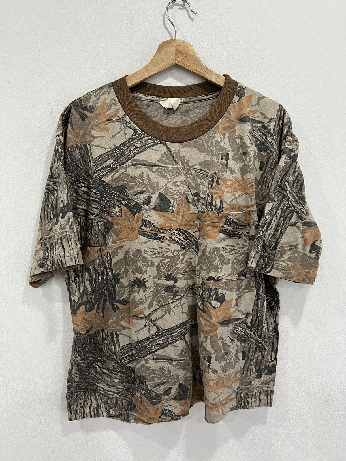 Vintage Vintage Camo Real Tree tee shirt mossy oak Size US XL / EU 56 / 4 - 1 Thumbnail
