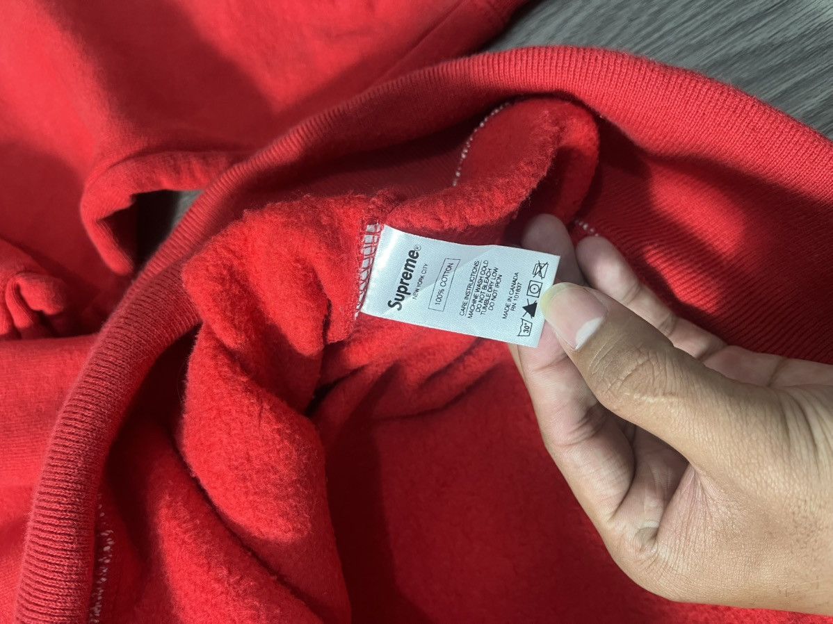 Supreme Supreme Text Rib Hoodie Size US L / EU 52-54 / 3 - 12 Thumbnail