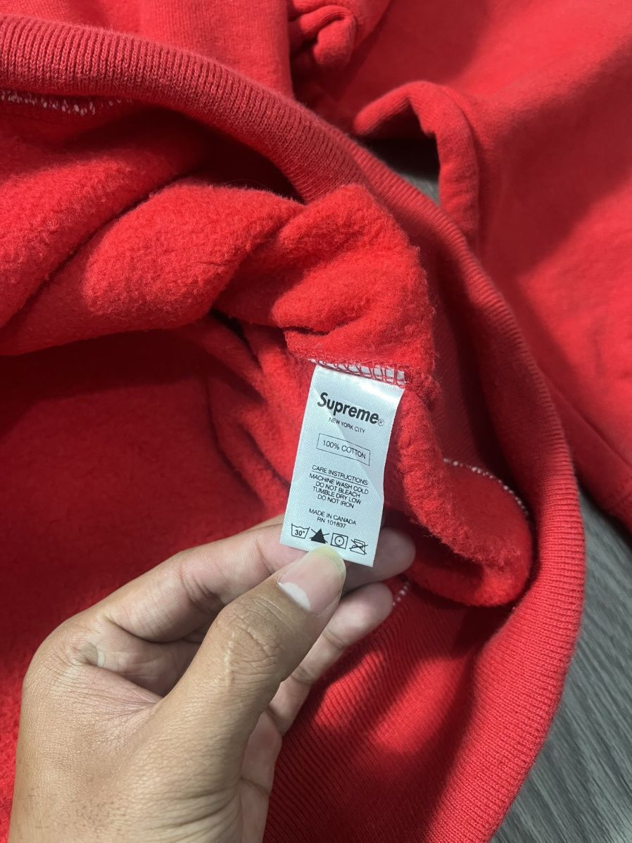 Supreme Supreme Text Rib Hoodie Size US L / EU 52-54 / 3 - 12 Thumbnail