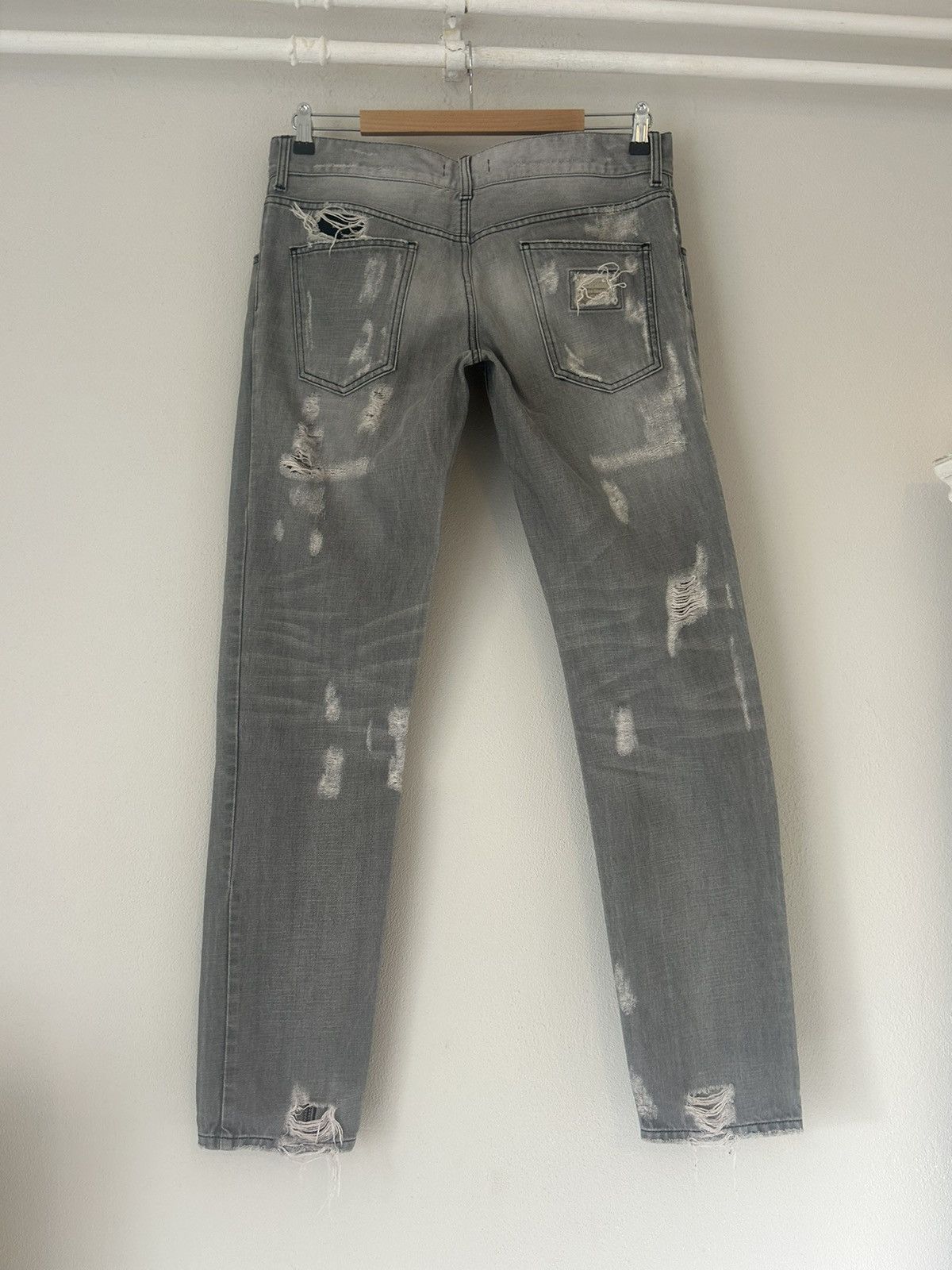 Dolce & Gabbana Boro Stitching Distressed Jeans Size US 34 / EU 50 - 2 Thumbnail