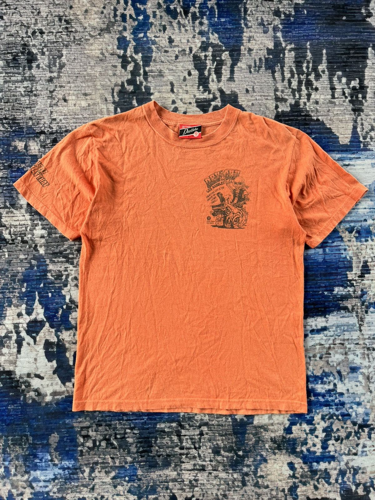 Other Kustom Skull Motorcycle Backhit design tee Size US M / EU 48-50 / 2 - 2 Thumbnail