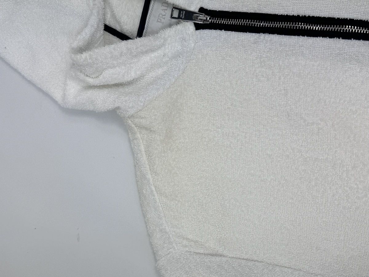 Prada TRIANGLE LOGO FLEECE ZIP UP Size US XL / EU 56 / 4 - 7 Thumbnail