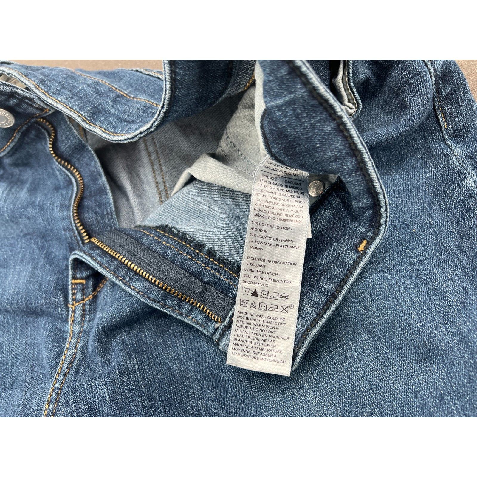 Levi's Levi’s Signature Jeans Men’s 16M W33 L32 Mid Rise Straight S Size US 33 - 5 Thumbnail