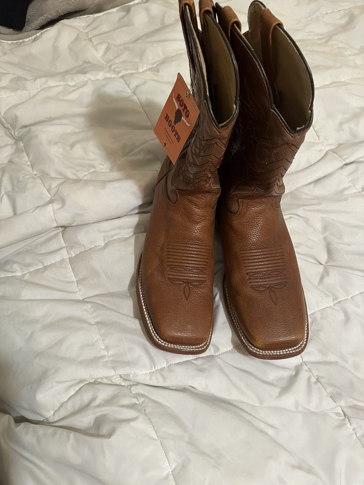 Cowboy Equipment Soto Broad Square Toe Cowboy Boots size 10 Size US 10 / EU 43 - 3 Thumbnail