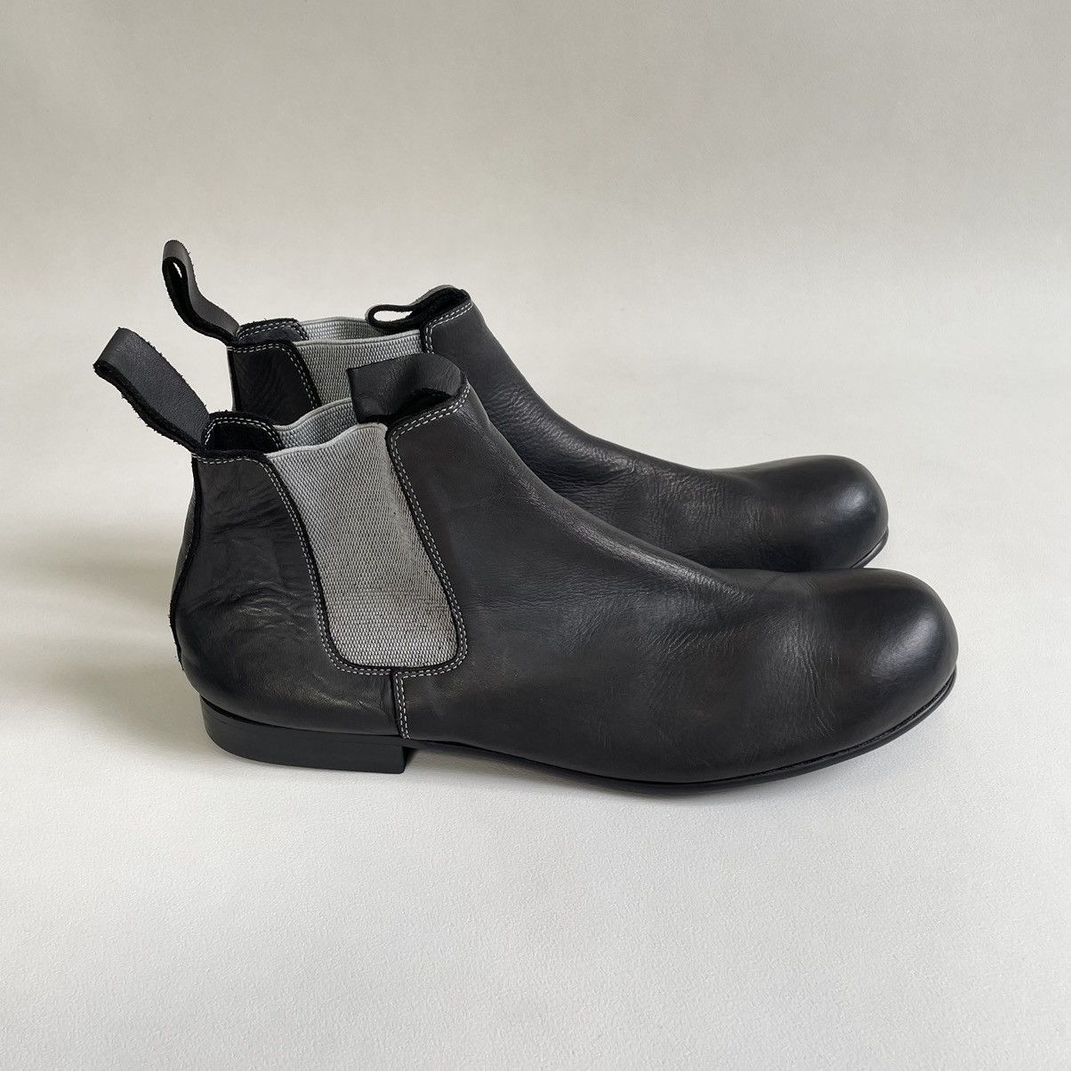 Comme des Garcons Object Dyed Leather Chelsea Boots Size US 10 / EU 43 - 1 Thumbnail