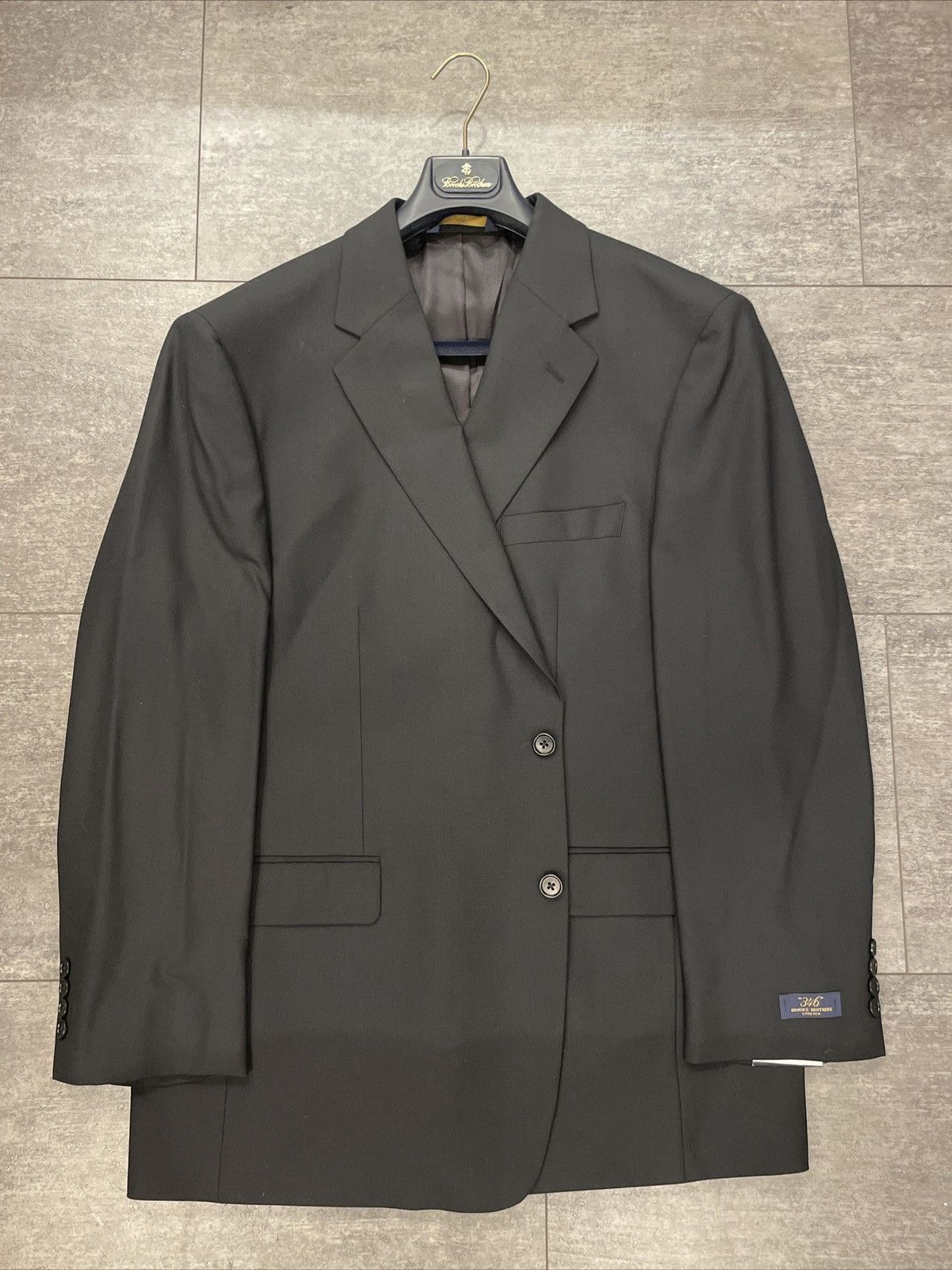 Brooks Brothers 346 Stretch Suit Jacket Blazer 46R