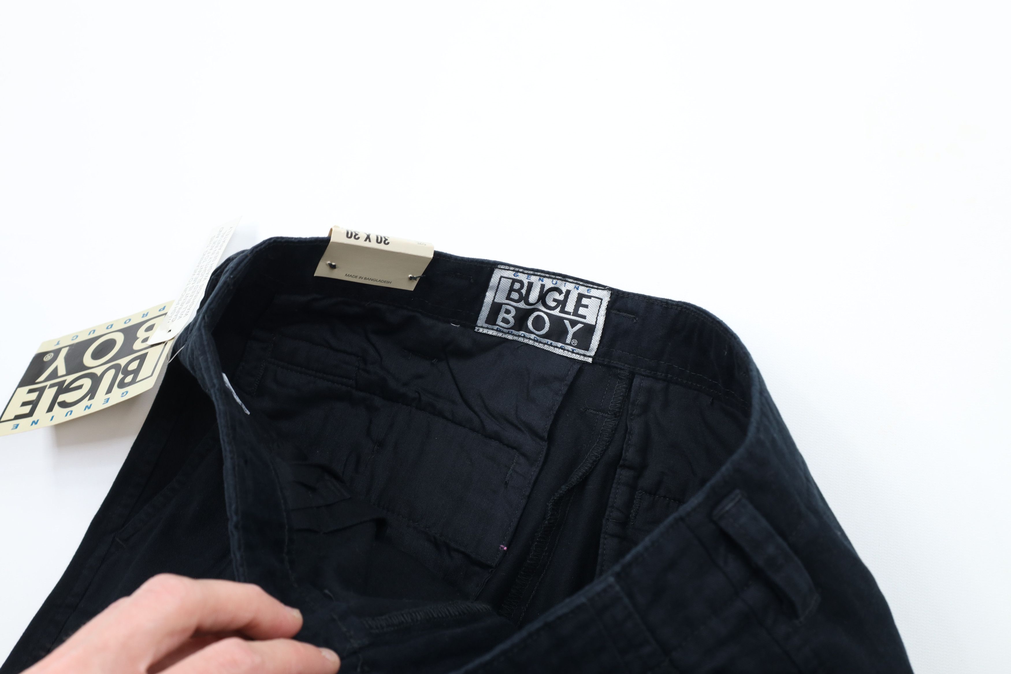 Bugle Boy × Vintage Deadstock Vintage 90s Bugle Boy High Waist Tapered Leg Pants Size US 30 / EU 46 - 6 Thumbnail
