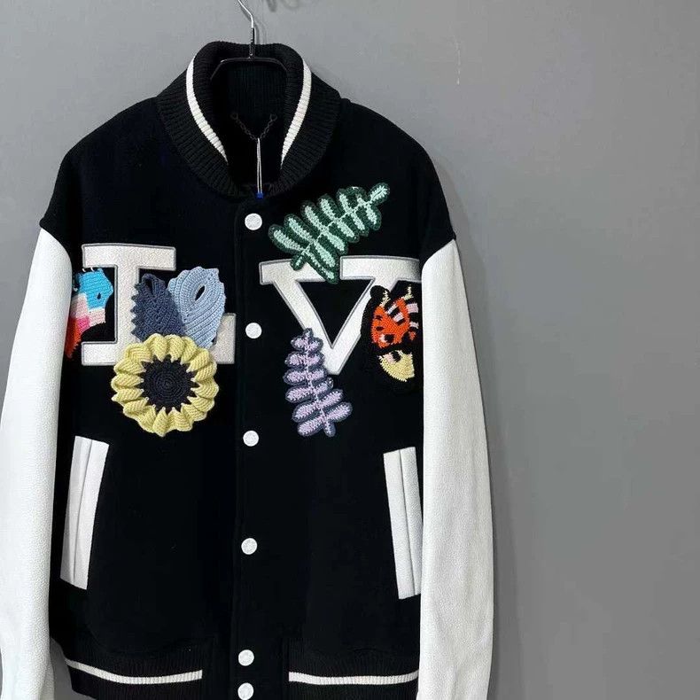 Louis Vuitton Louis Vuitton Floral monogram logo baseball jacket Size US M / EU 48-50 / 2 - 2 Thumbnail