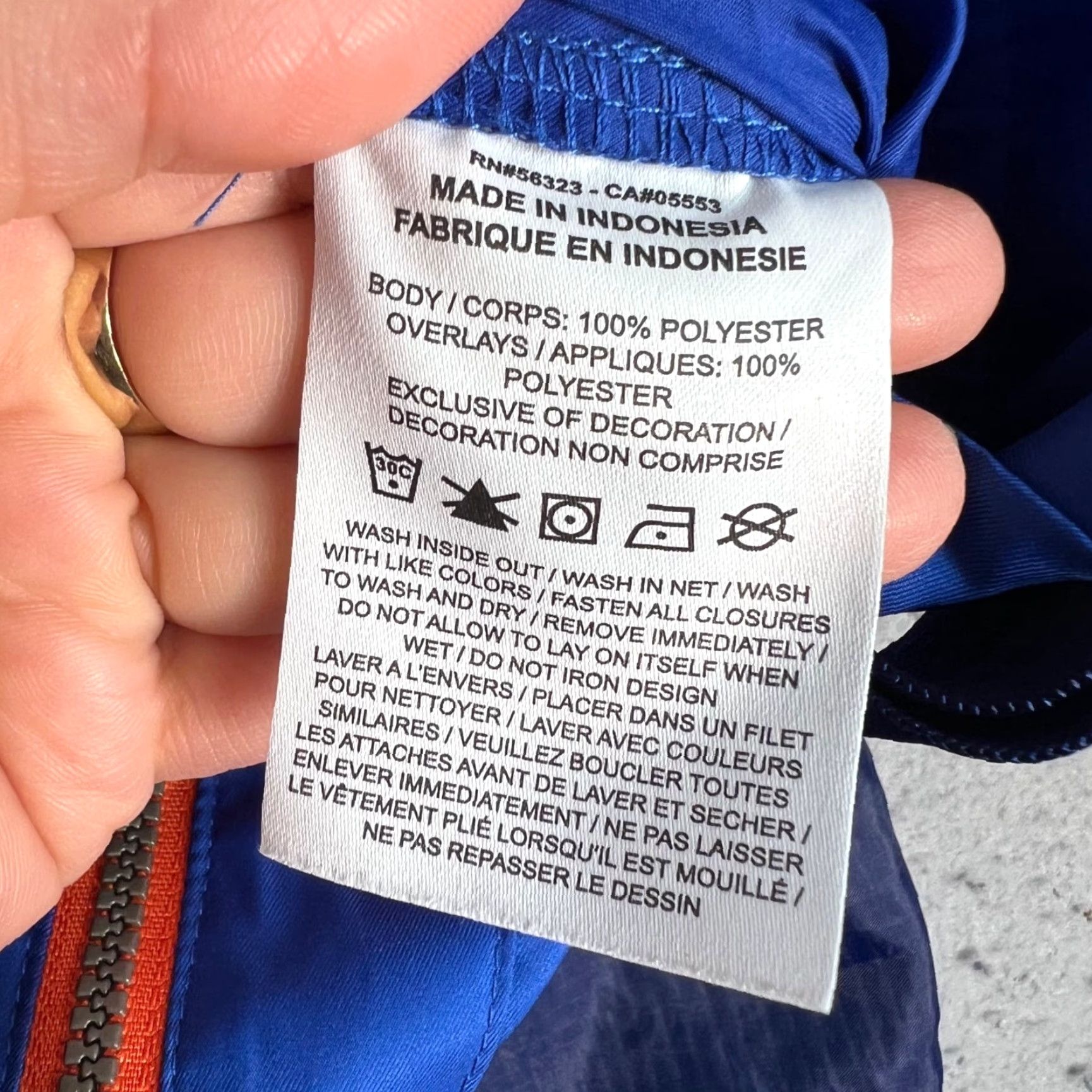 Jordan Brand Jordan Mens Small Blue Utility Cargo Pants W/ Elastic Waist Athletic Cargo Pocket Logo Regular Fit Shoes? Size US 29 - 4 Thumbnail