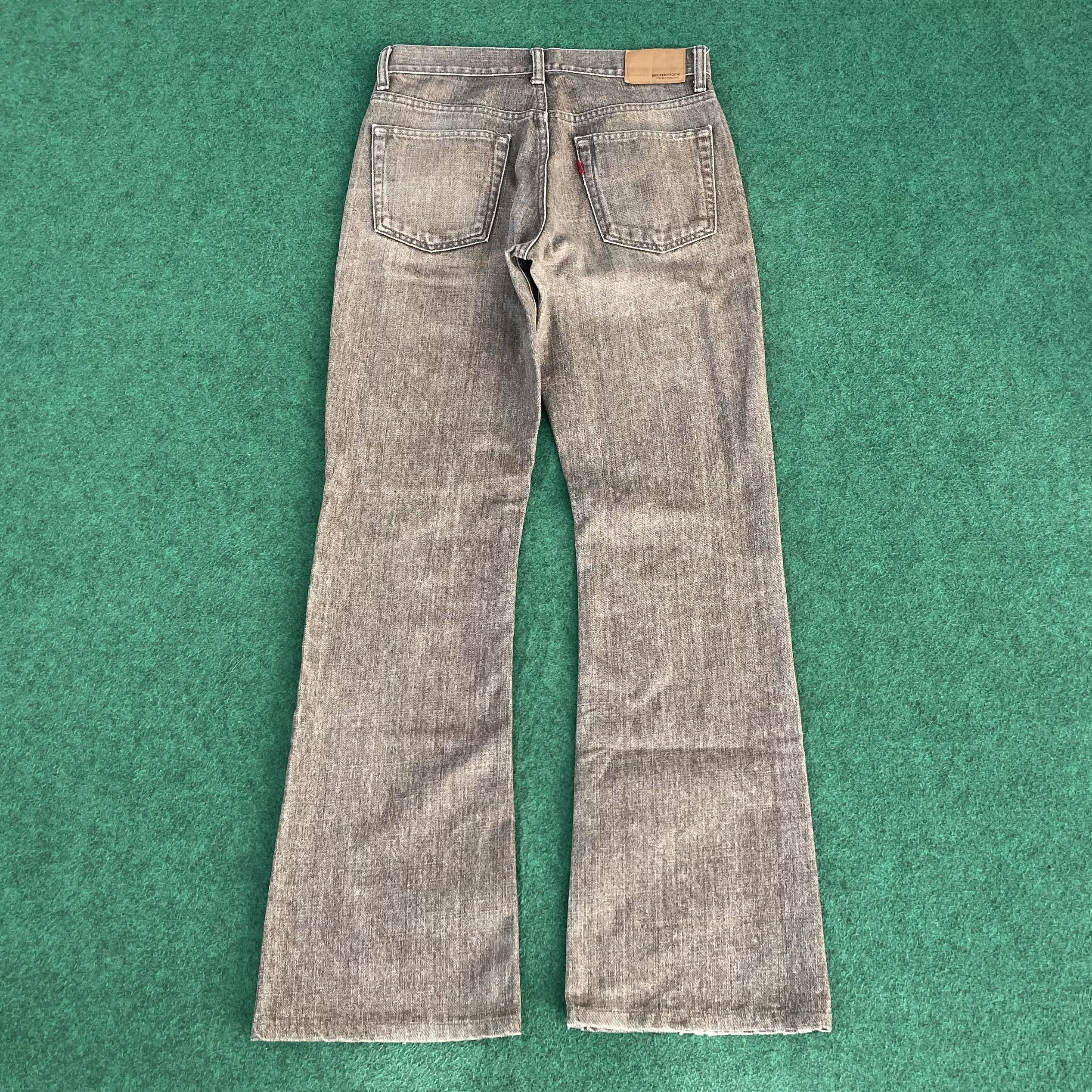 Japanese Brand × Vintage Vtg Bobson Denim Bootcut Flared Faded Jeans Size US 28 / EU 44 - 10 Thumbnail