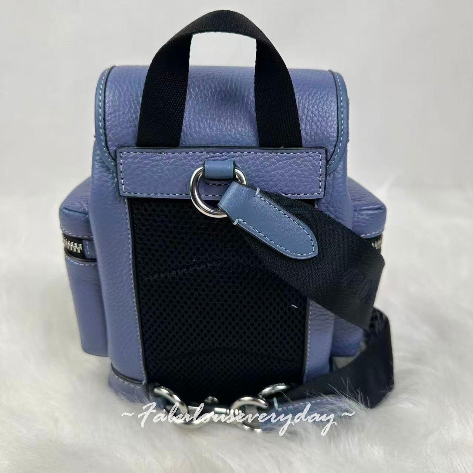 Coach Coach Men Sprint Sling Pack Leather/Black Copper/Light Denim Size ONE SIZE - 3 Thumbnail