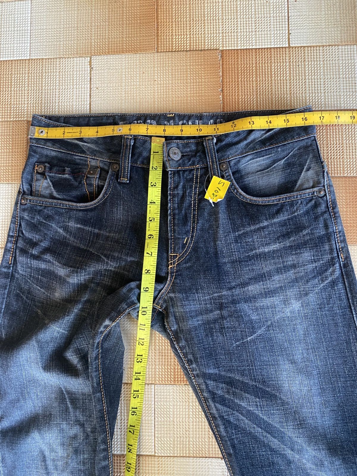 Edwin × PPFM × Vintage Vintage edwin blue trip 503 regular denim Size US 30 / EU 46 - 7 Thumbnail