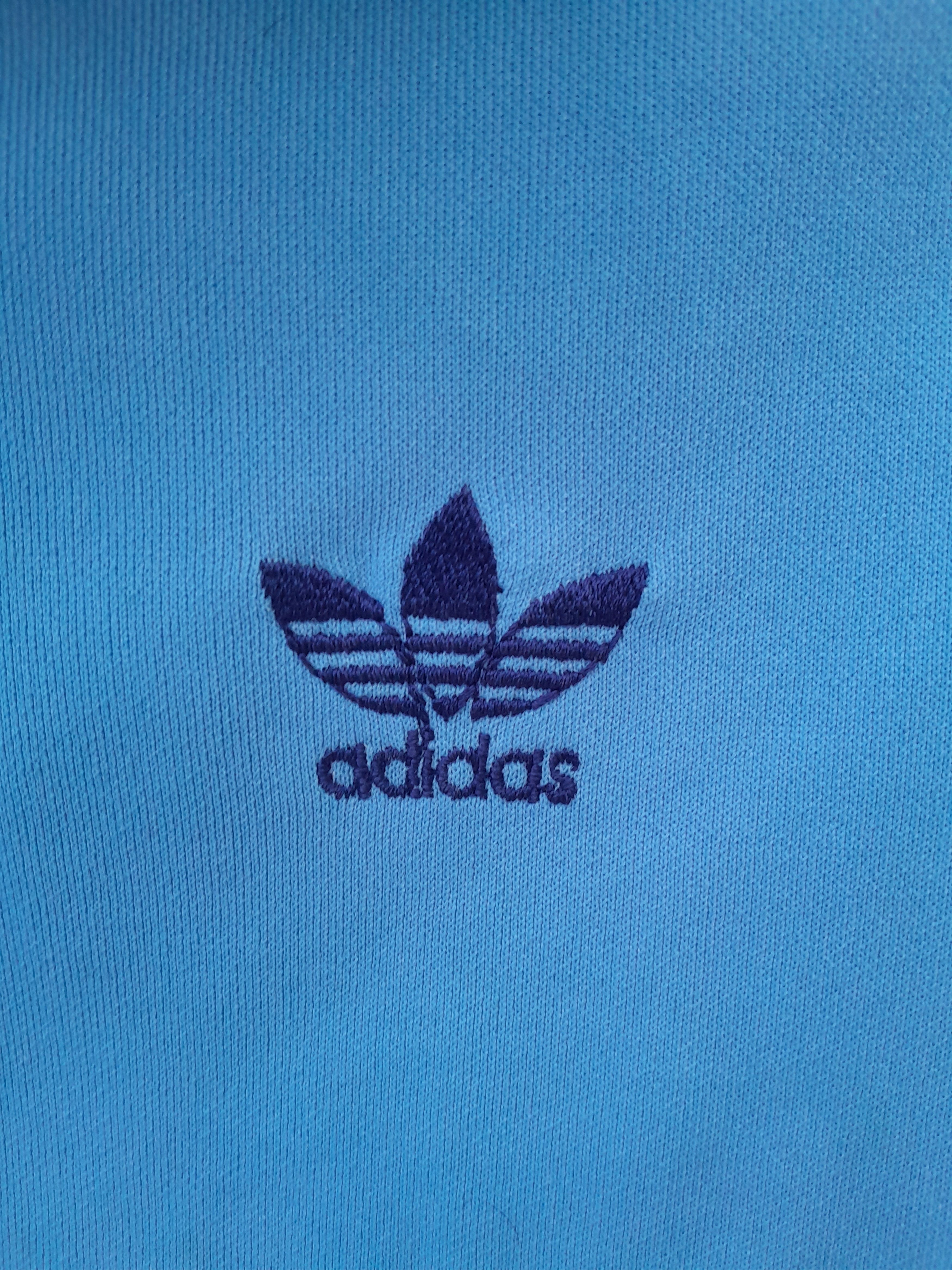 Adidas Vintage 70s Adidas Ventex Track Jacket Blue Navy Made France Size US S / EU 44-46 / 1 - 4 Thumbnail