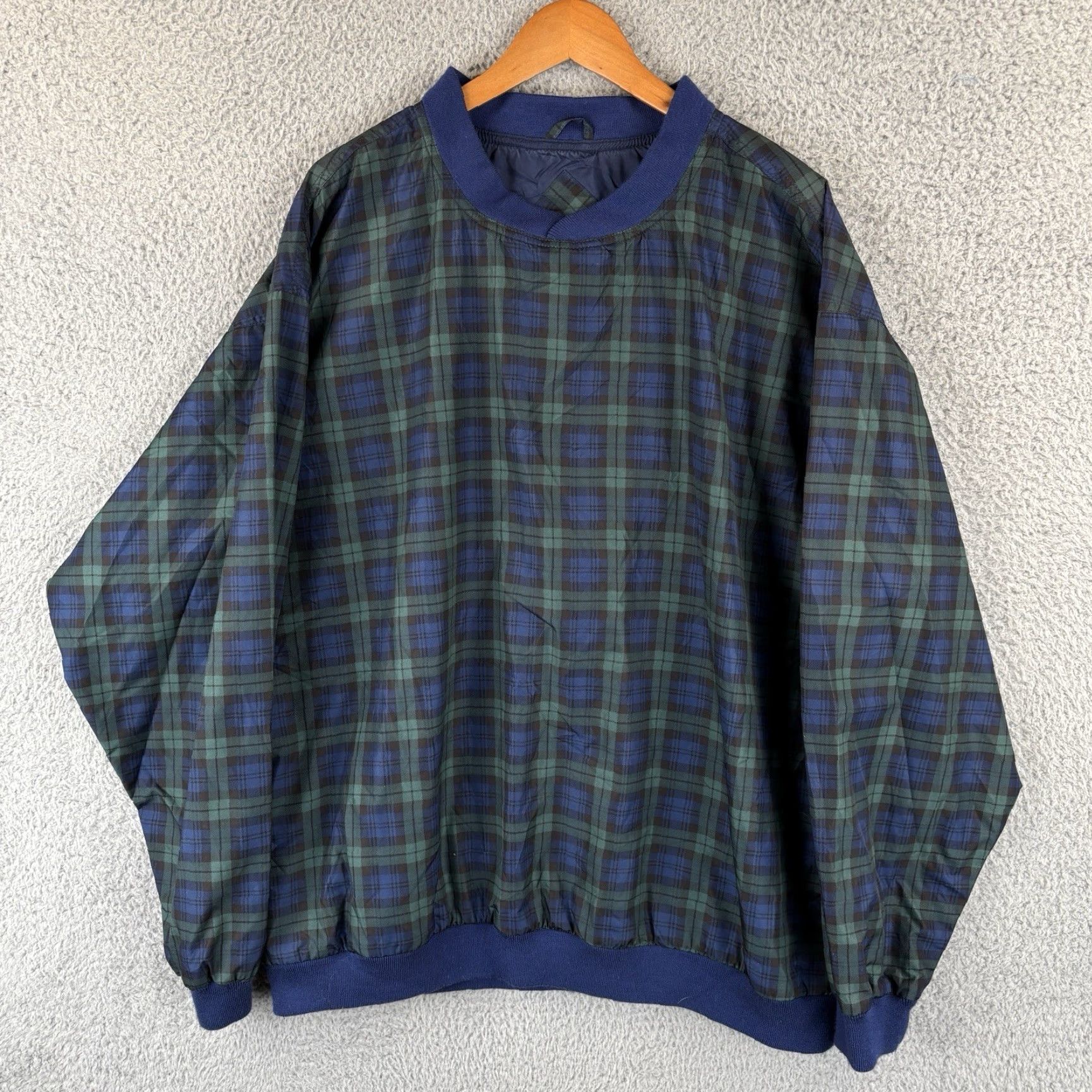 Rains VINTAGE Fuzzy Zoeller Windbreaker Jacket Mens 2XL Tartan Plaid Pockets Zip Full Zip Retro Golf Outdoor Spring Fall Winter Mens Size US XXL / EU 58 / 5 - 2 Thumbnail