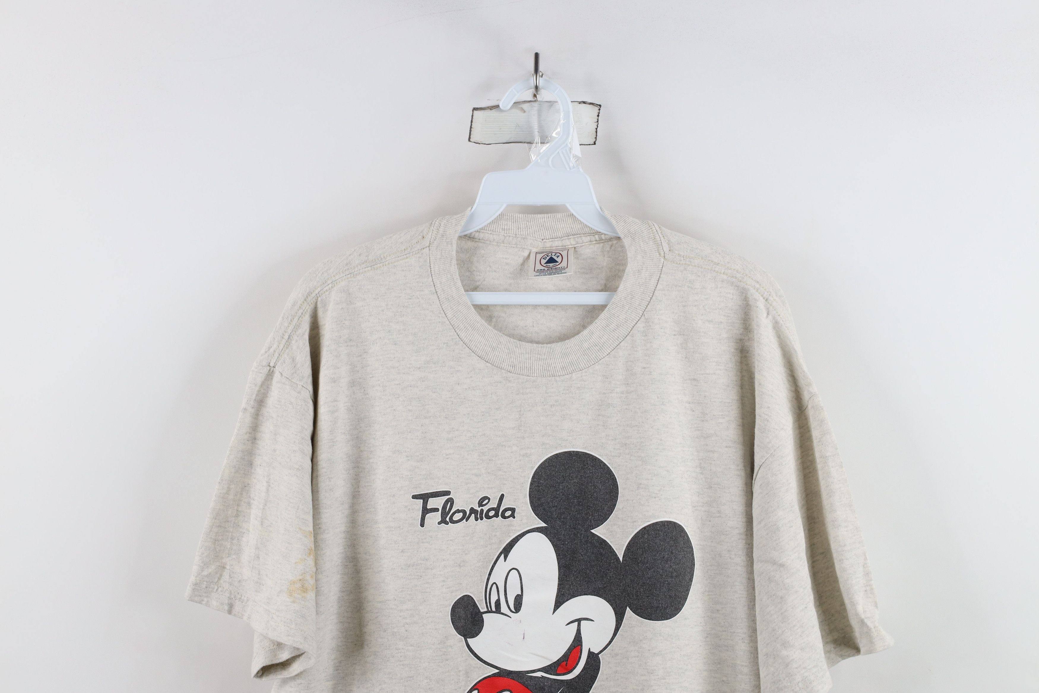 Vintage Vintage 90s Disney Florida Mickey Mouse Big Logo T-Shirt Size US L / EU 52-54 / 3 - 2 Thumbnail