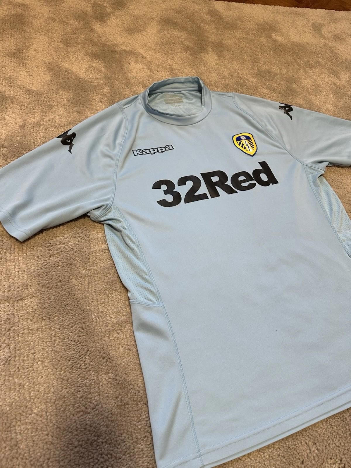 Kappa Leeds United 2016 2017 Training Football Shirt Soccer Jersey Size US M / EU 48-50 / 2 - 5 Thumbnail