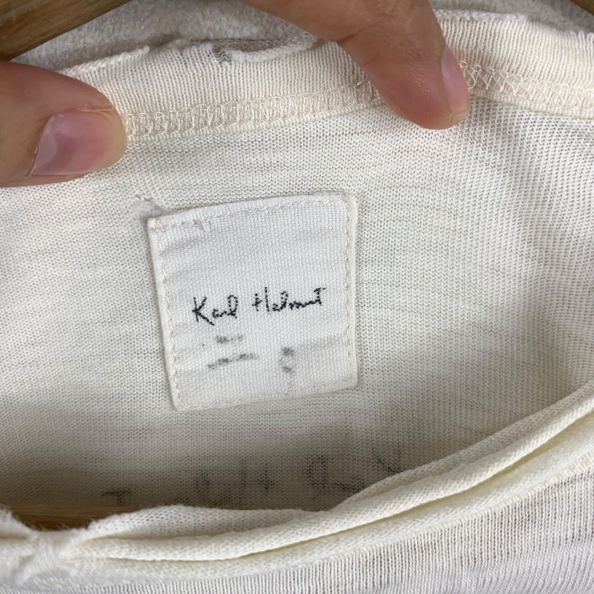 Karl Helmut Vintage KARL HELMUT x KATSUHIKO HIBINO Artwork Tee Shirt Size M / US 6-8 / IT 42-44 - 8 Thumbnail