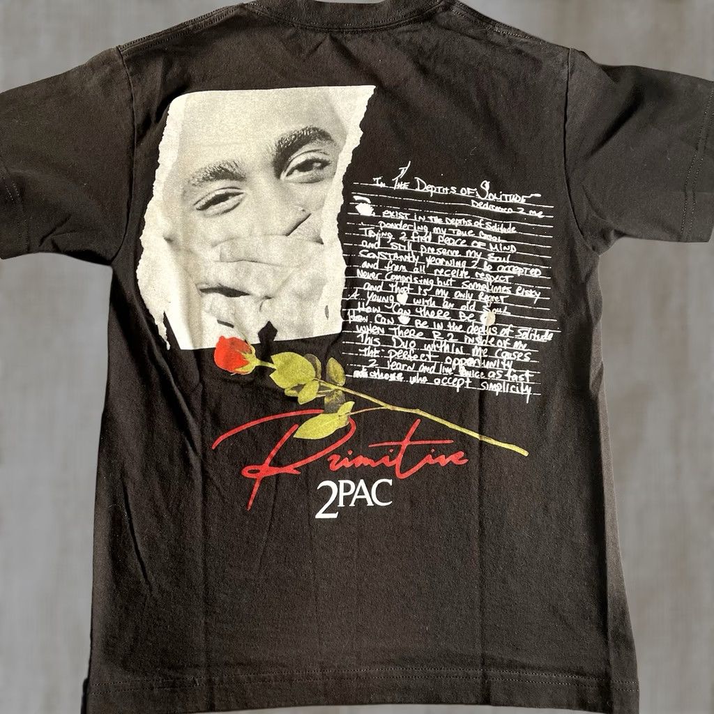 Vintage Tupac Shirt Men’s Small Primitive Skateboards The Depths Of Solitude Rap Tee Shirt Men S Black S Boys Mens Womens Size US S / EU 44-46 / 1 - 1 Thumbnail