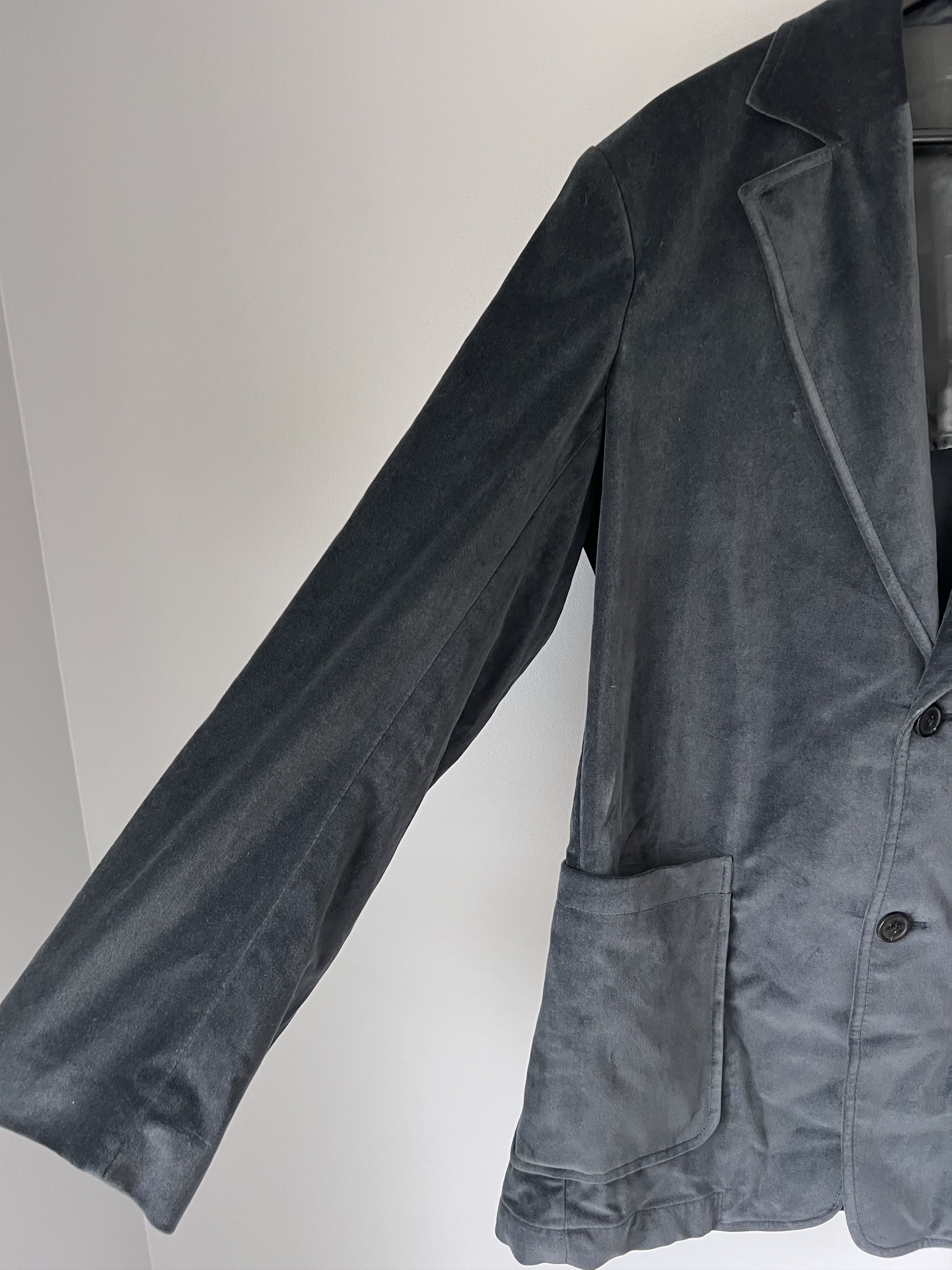 DENIM TEARS × Our Legacy Denim Tears Our Legacy Tavern Blazer in Midnight Velvet Size US XL / EU 56 / 4 - 4 Thumbnail