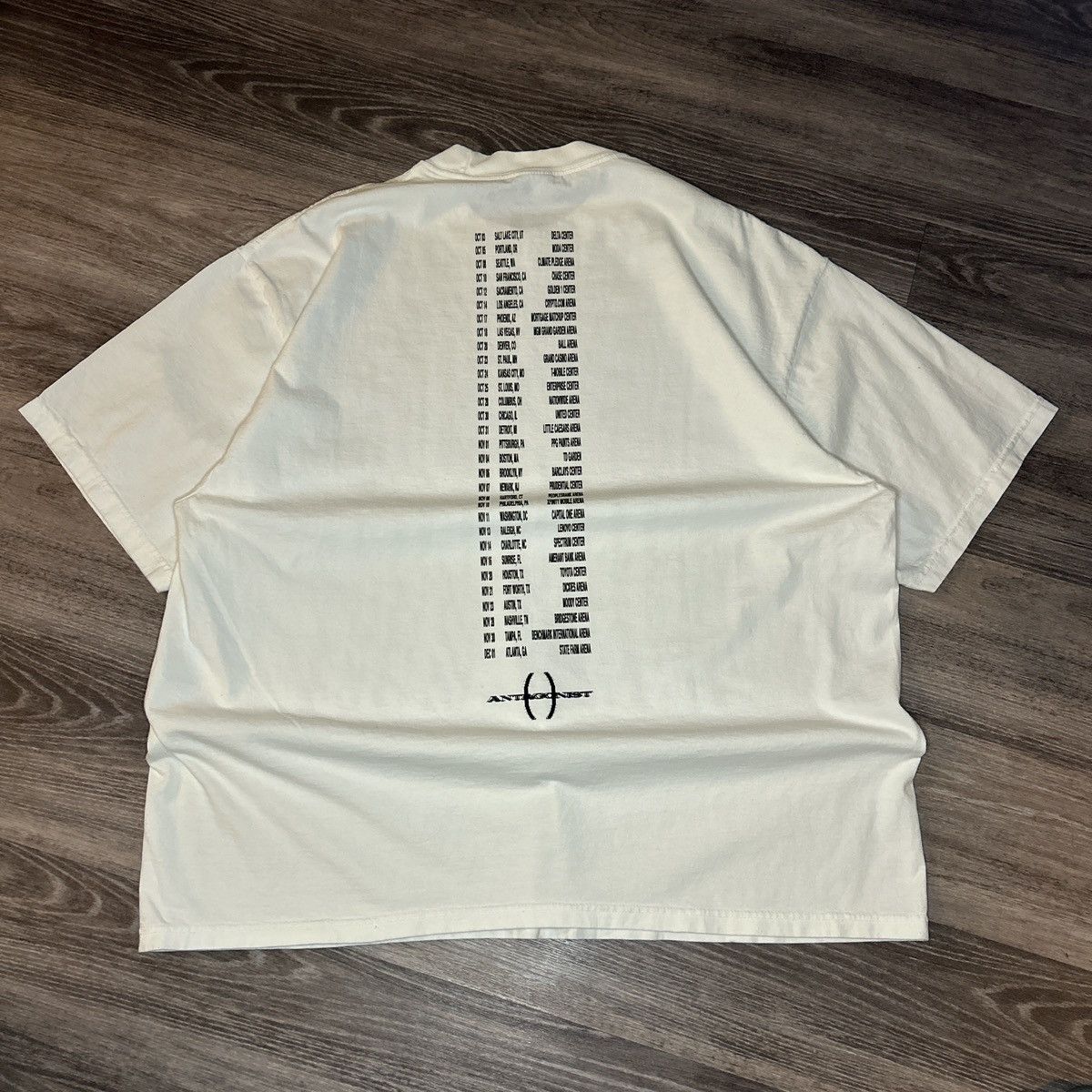 Playboi Carti Playboi Carti Antagonist Tour 2.0 concert t shirt white Size US XL / EU 56 / 4 - 4 Thumbnail