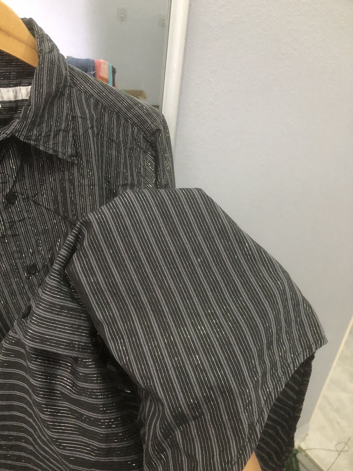 Designer × Japanese Brand Buona Gionata Shiny Stripes Button-ups Shirt Size US M / EU 48-50 / 2 - 5 Thumbnail