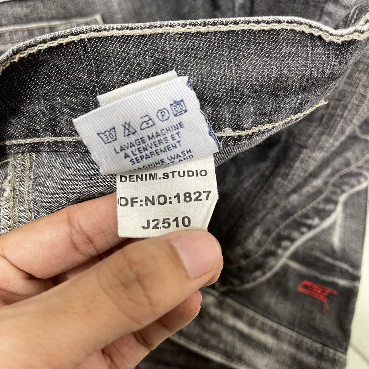 GOSTAR DE FUGA Denim Studio Bootcut Multipocket Flare Jeans Size US 27 - 20 Thumbnail
