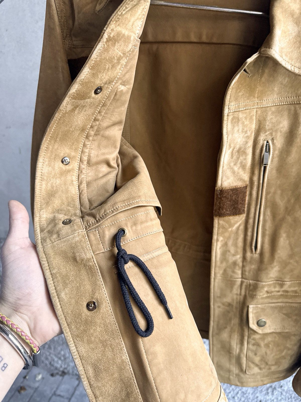 Saint Laurent Paris Saint Laurent “F2” Lamb Suede Military Jacket Size US S / EU 44-46 / 1 - 8 Thumbnail