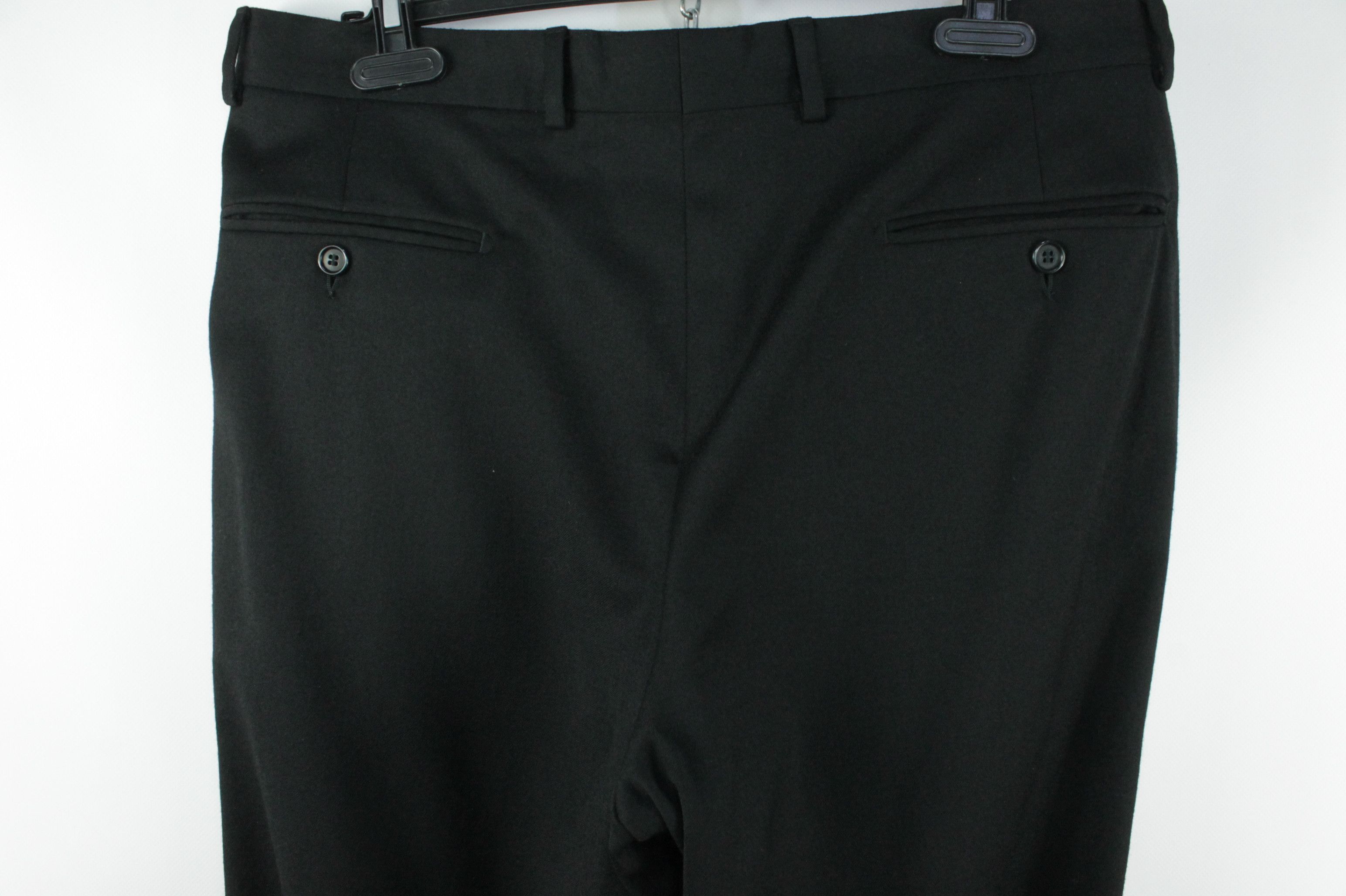 Designer × Gianfranco Ferre × Vintage Vintage Gianfranco Ferre Studio Plated Black Wool Pants Size US 36 / EU 52 - 6 Thumbnail