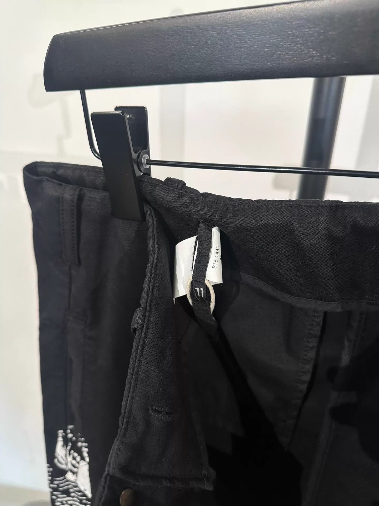Boris Bidjan Saberi BBS 11by bbs P15 Print Wide Leg Pants Size US 32 / EU 48 - 8 Thumbnail