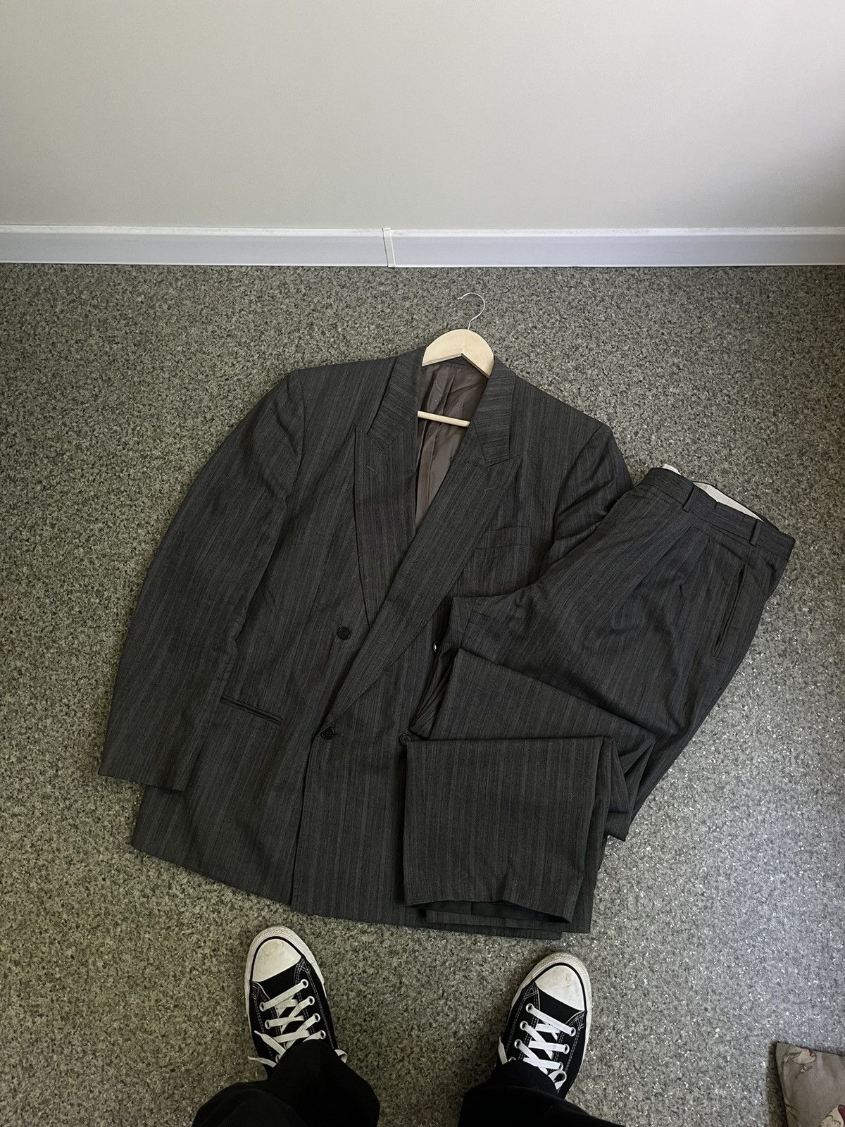 Givenchy Vintage Givenchy Gentlemen Full suit Blazer + Pants size 110 Size 54L - 1 Thumbnail