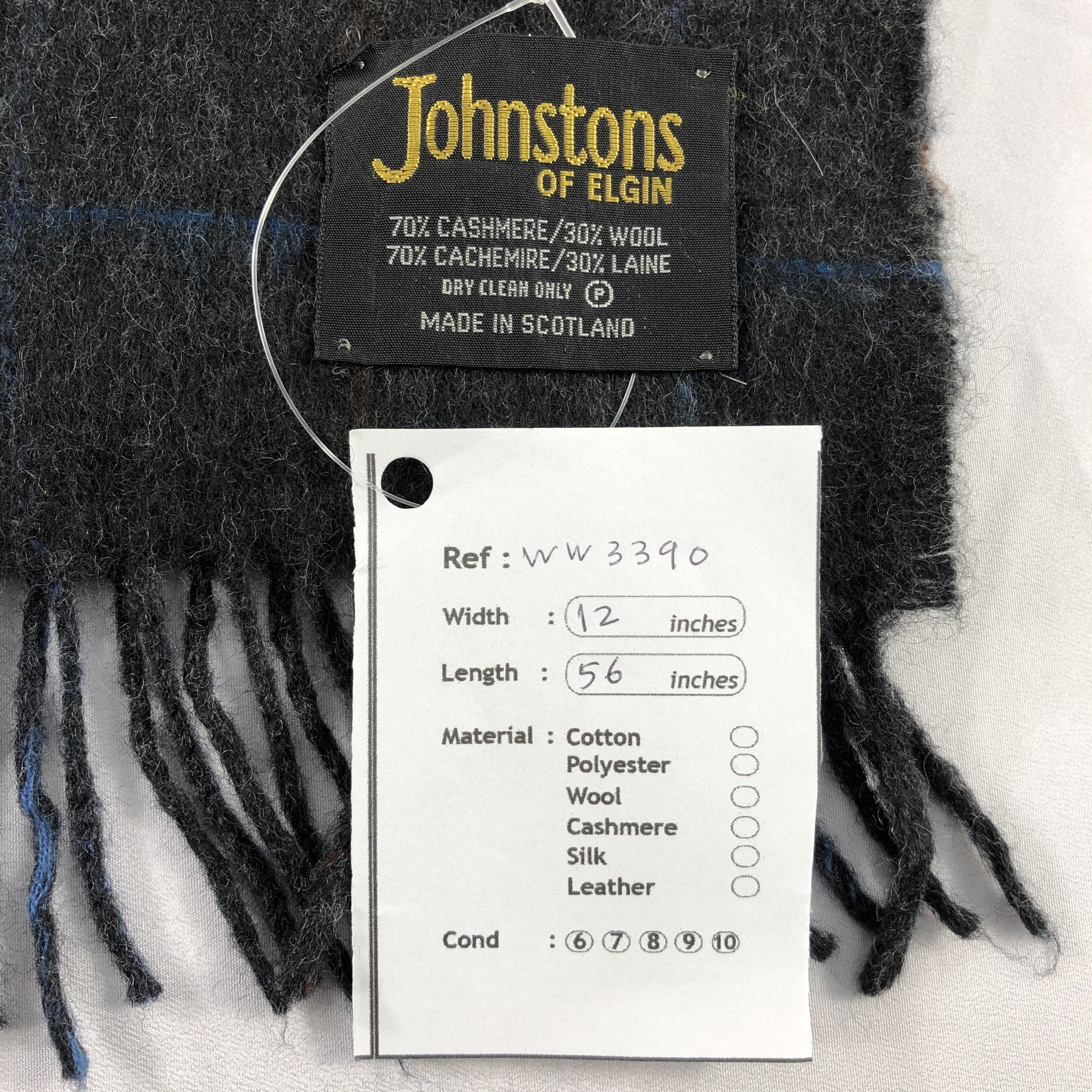 Johnstons Of Elgin Vintage Johnstons Of Elgin Scarf - WW3390 Size ONE SIZE - 4 Thumbnail