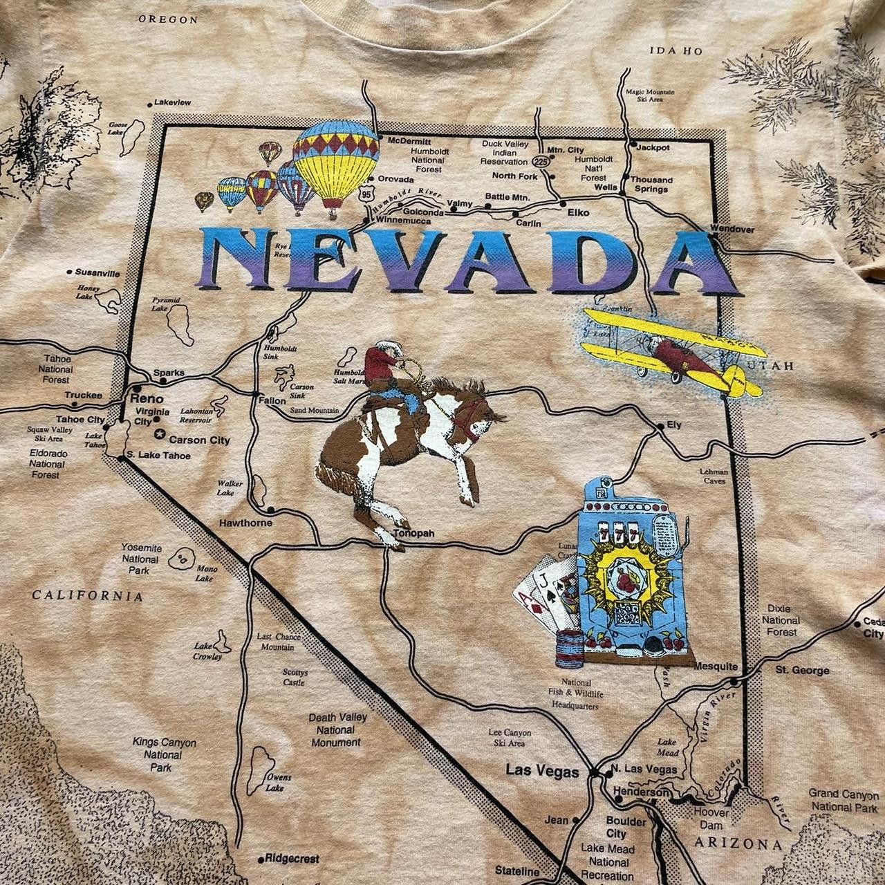 Vintage Vintage Y2K 90's Nevada All-over print Size US L / EU 52-54 / 3 - 3 Thumbnail