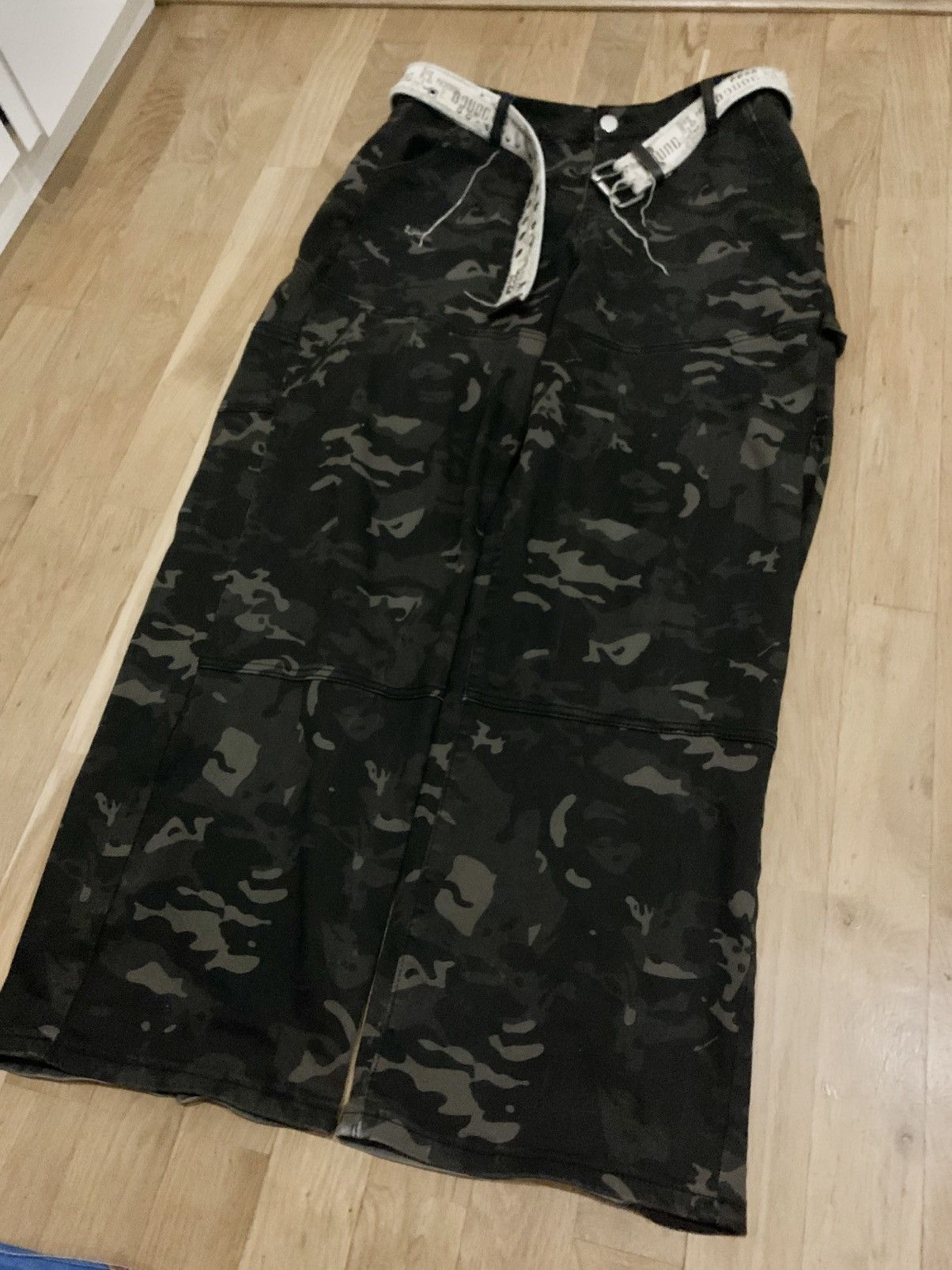 Japanese Brand Washed vintage super baggy pants Size US 31 - 2 Thumbnail