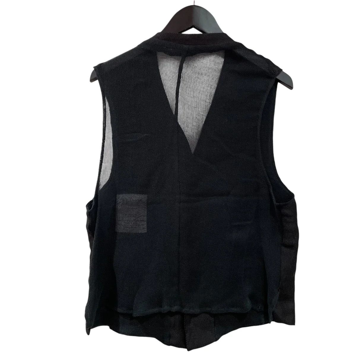 Yohji Yamamoto Yohji Yamamoto pour homme Linen x silk mesh vest Size US M / EU 48-50 / 2 - 2 Thumbnail