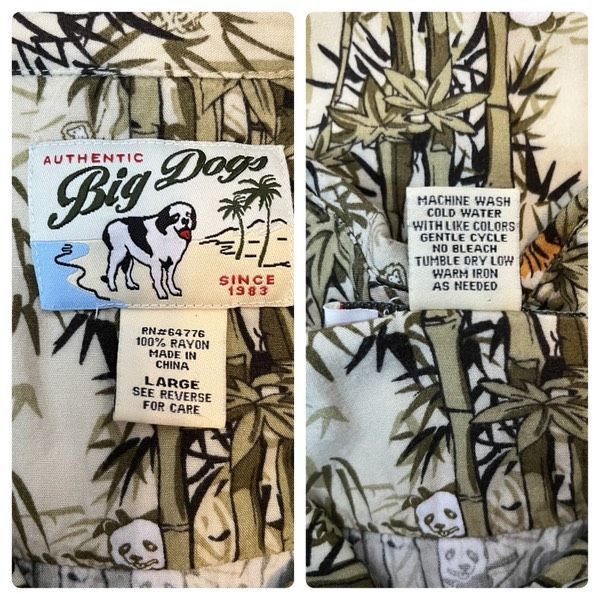 Big Dogs Vintage Big Dog Hawaiian camp shirt Size US L / EU 52-54 / 3 - 7 Thumbnail