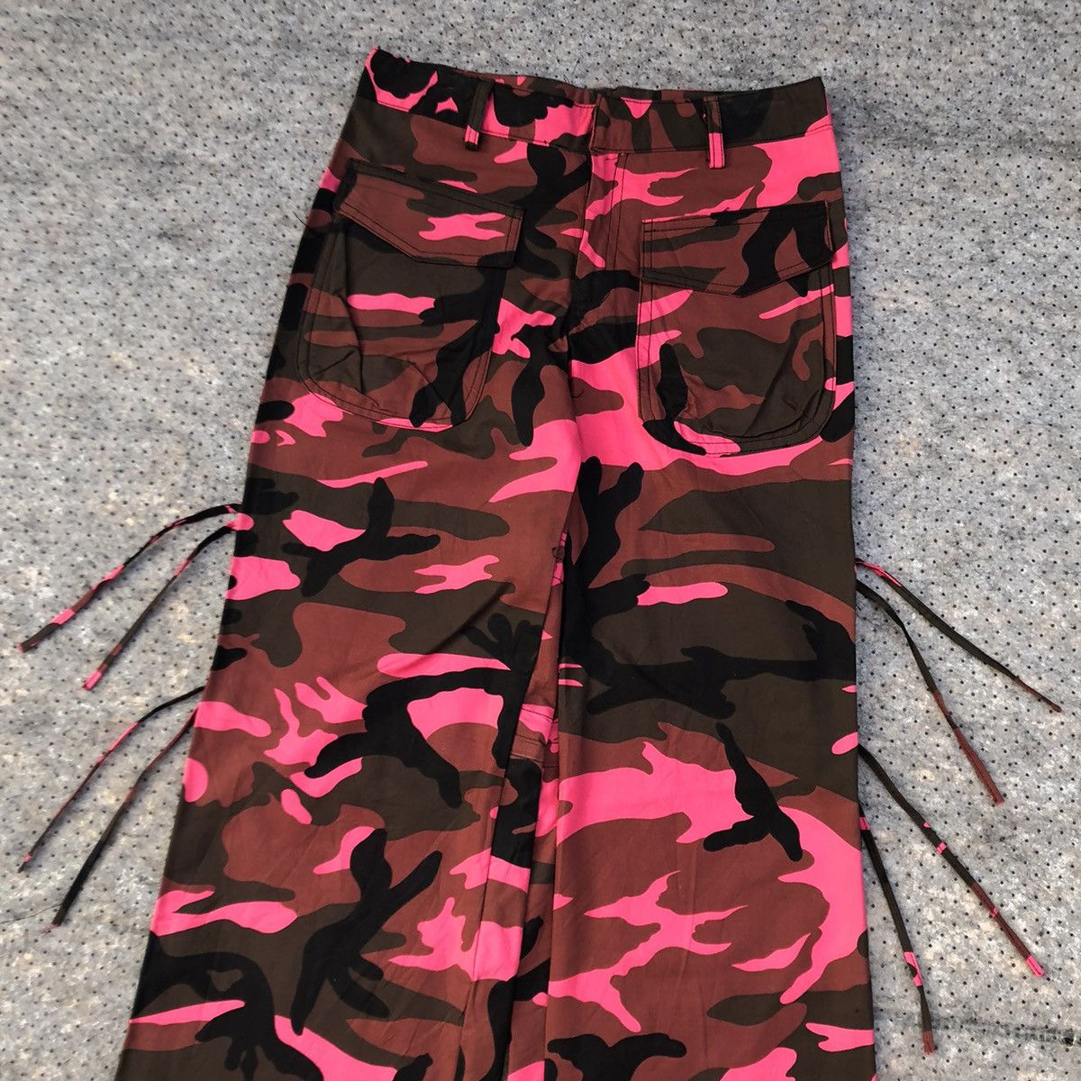 Other C.F HOT! Pink Camouflage Wide leg Pants Size 29" - 6 Thumbnail