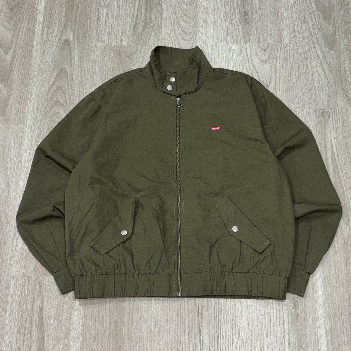 Levi's Zip-Up Utility Jacket — Men's M