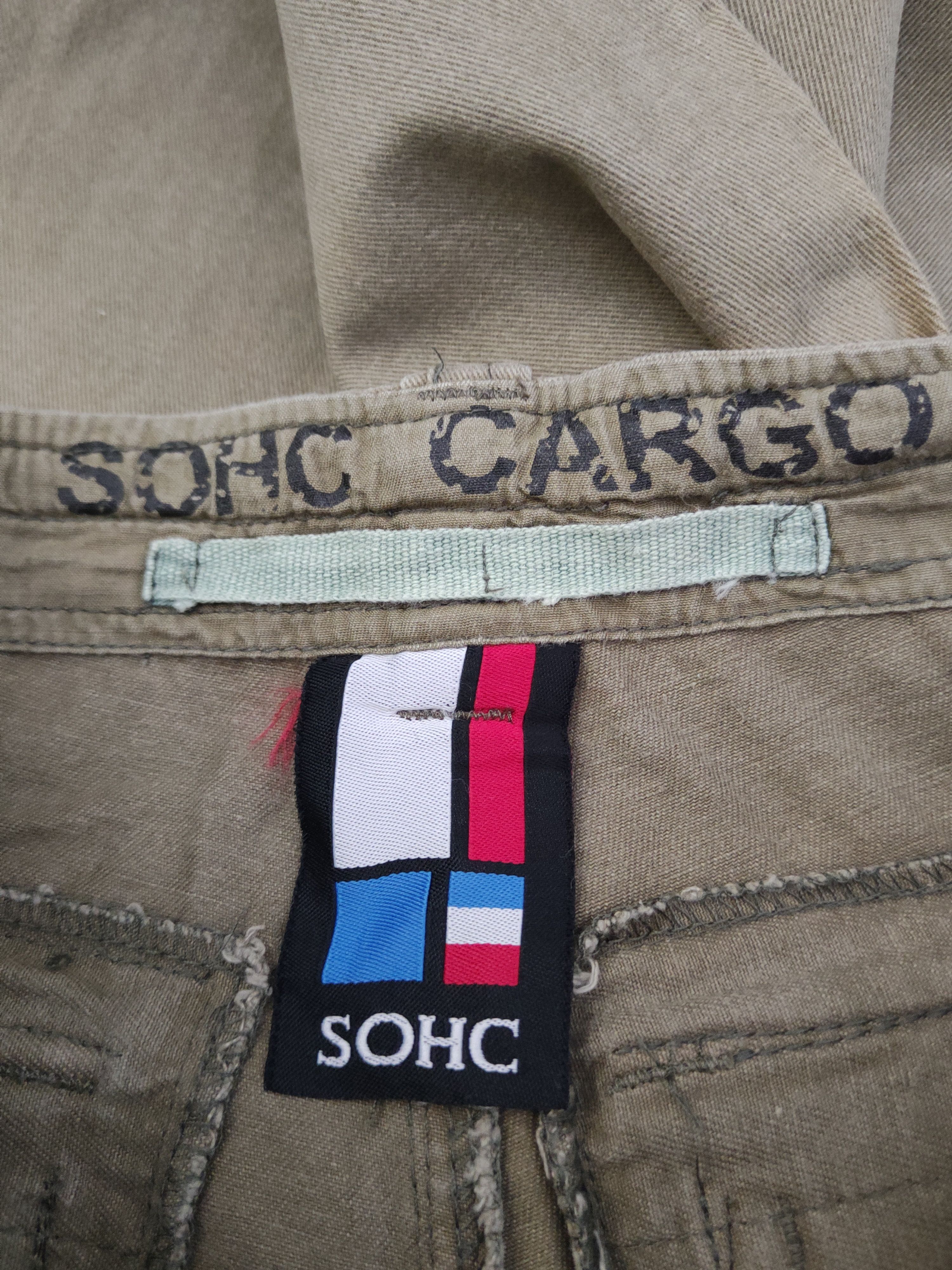Japanese Brand DL SOHC Olive Faded Multipocket Tactical Cargo Pants #1365 Size US 29 - 15 Thumbnail