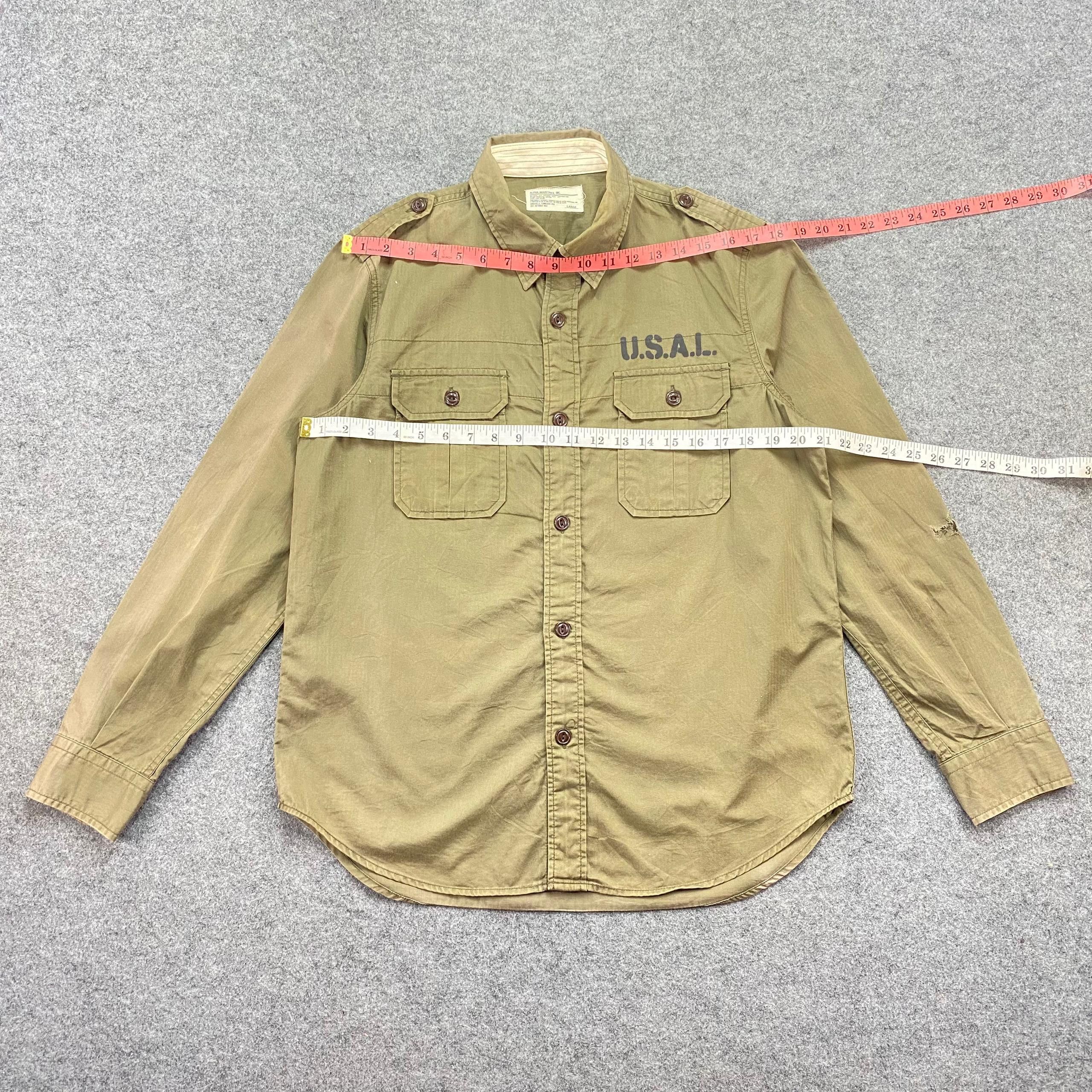 Alpha Industries Vintage Alpha Industry Millitary Army Jacket Size US L / EU 52-54 / 3 - 6 Thumbnail