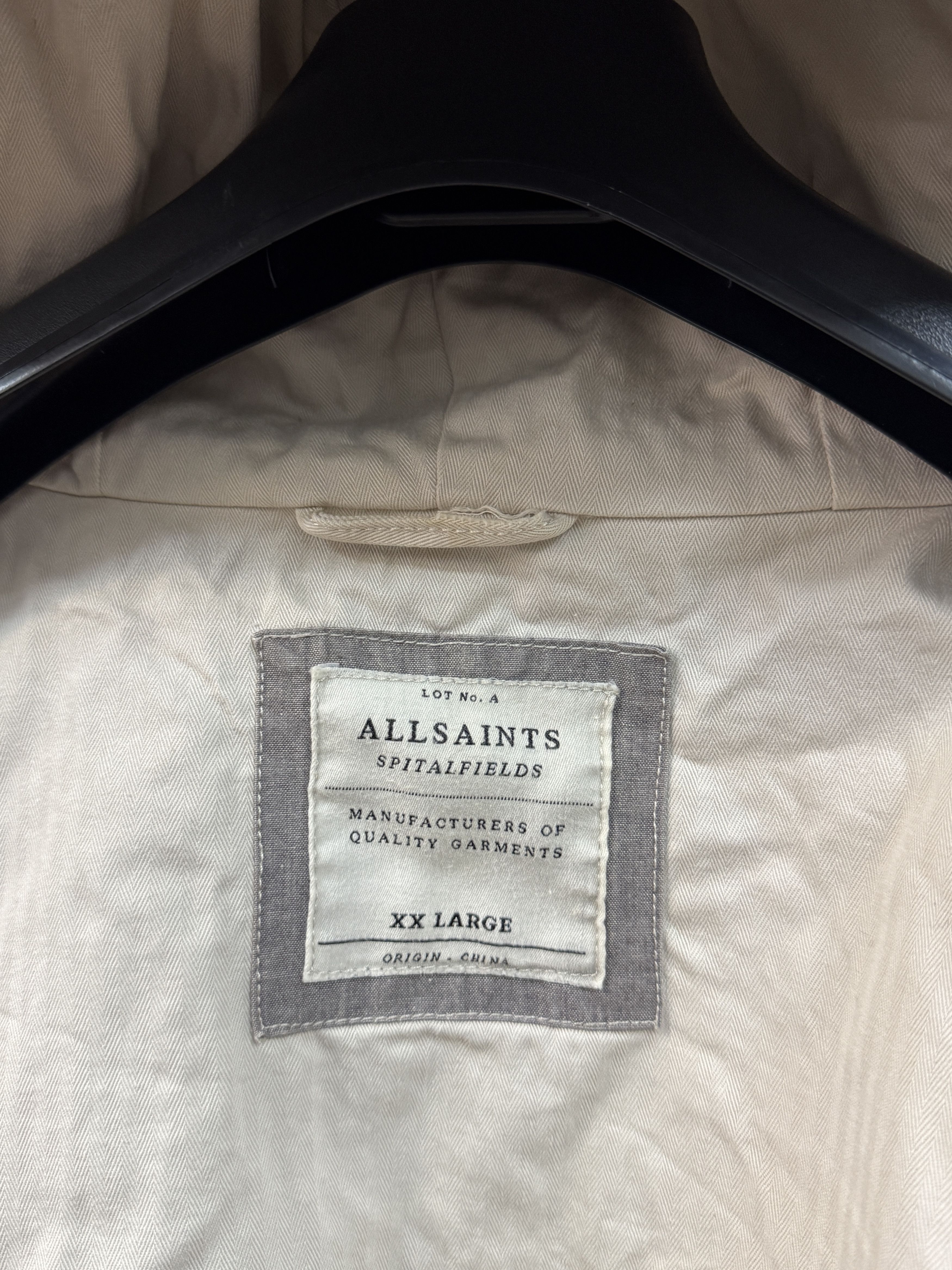 Allsaints AllSaints 4 Pockets Gray Jacket Size US XXL / EU 58 / 5 - 10 Thumbnail