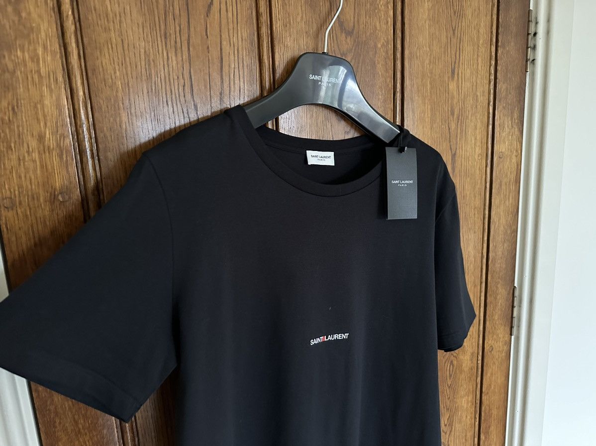 Saint Laurent Paris $550 FW22 Saint Laurent Rive Gauche logo t shirt XL Grail Size US XL / EU 56 / 4 - 9 Thumbnail