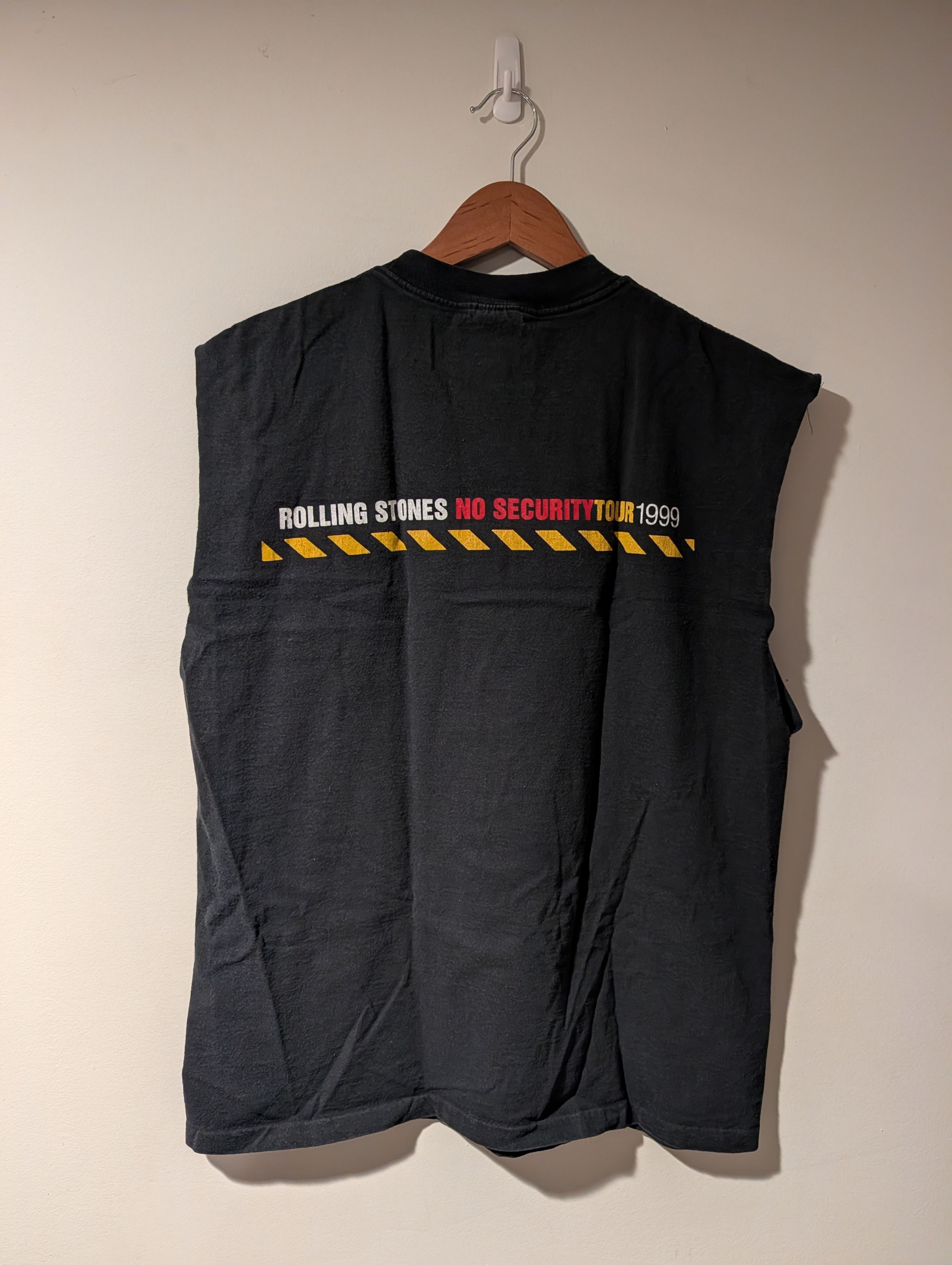 Band Tees Vintage 1999 Rolling Stones No Security Shirt Sleeveless Size US L / EU 52-54 / 3 - 4 Thumbnail