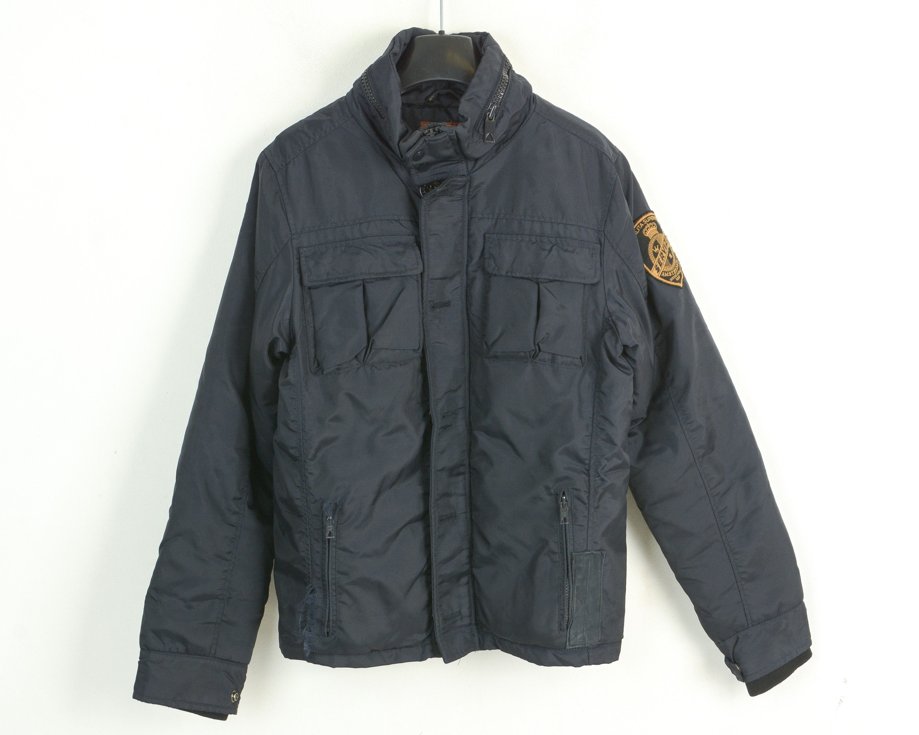 Scotch & Soda Men S Field Jacket Coat Insulated Padded Puffer Hooded Logo Size US S / EU 44-46 / 1 - 1 Thumbnail