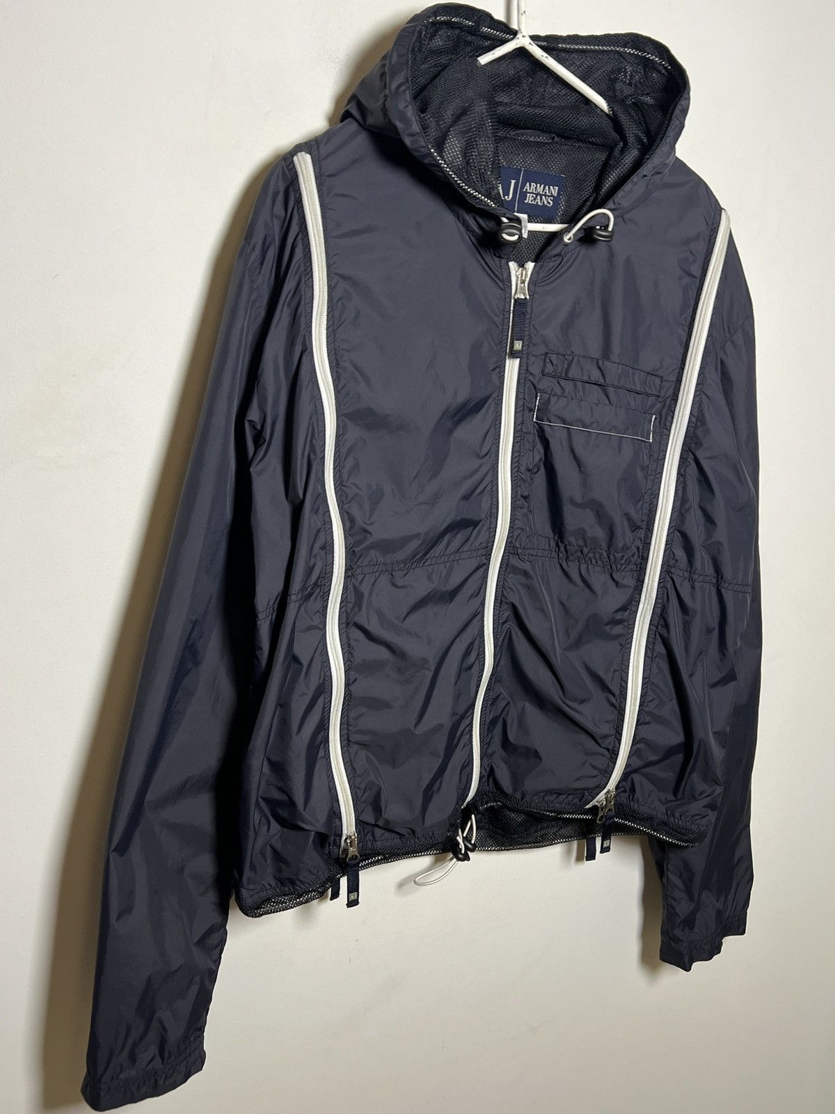 Giorgio Armani Armani y2k technical nylon windbreaker Size US L / EU 52-54 / 3 - 8 Thumbnail