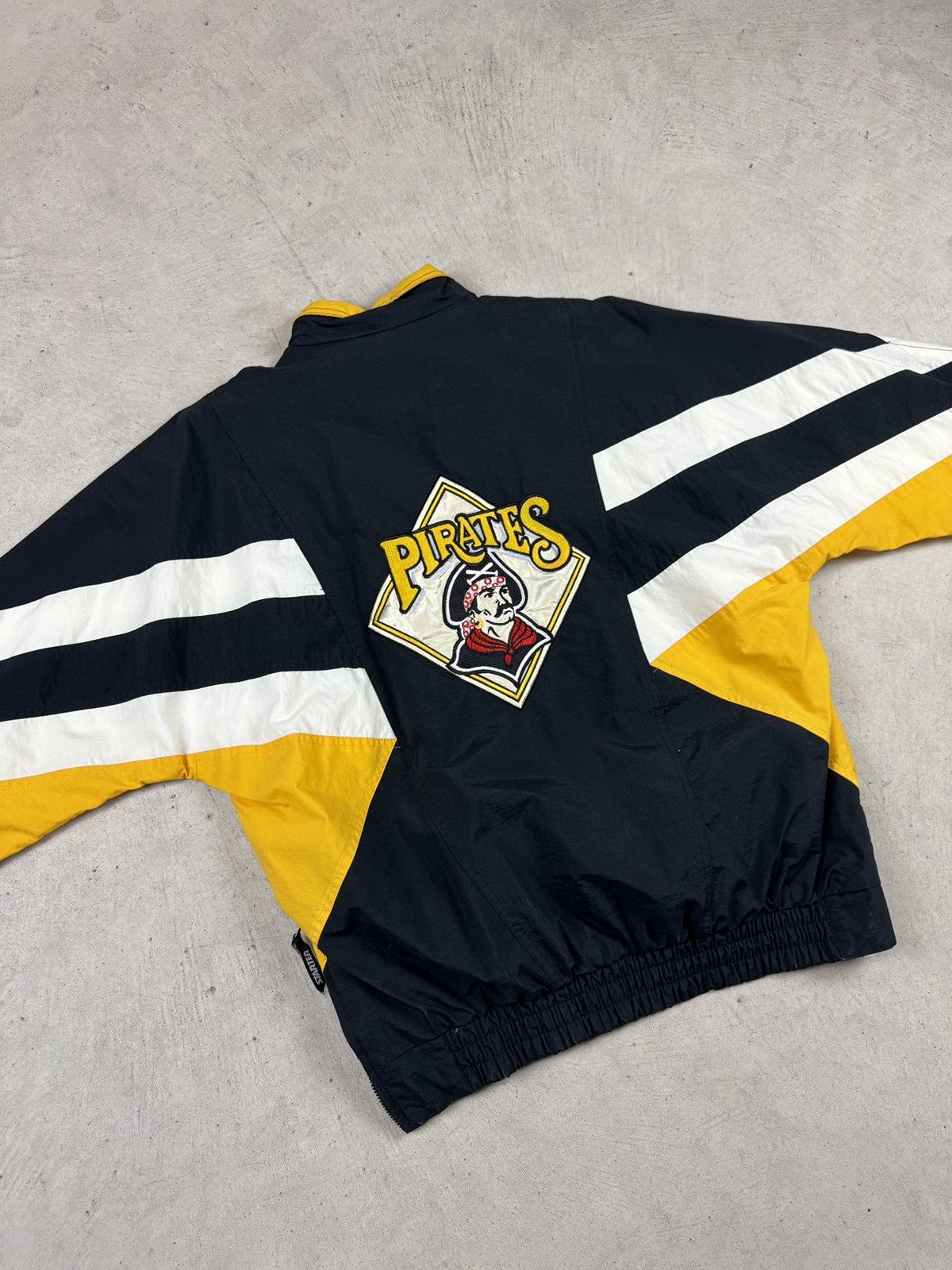 Starter × Vintage 1990’s Pirates Starter Windbreaker Size US L / EU 52-54 / 3 - 2 Thumbnail