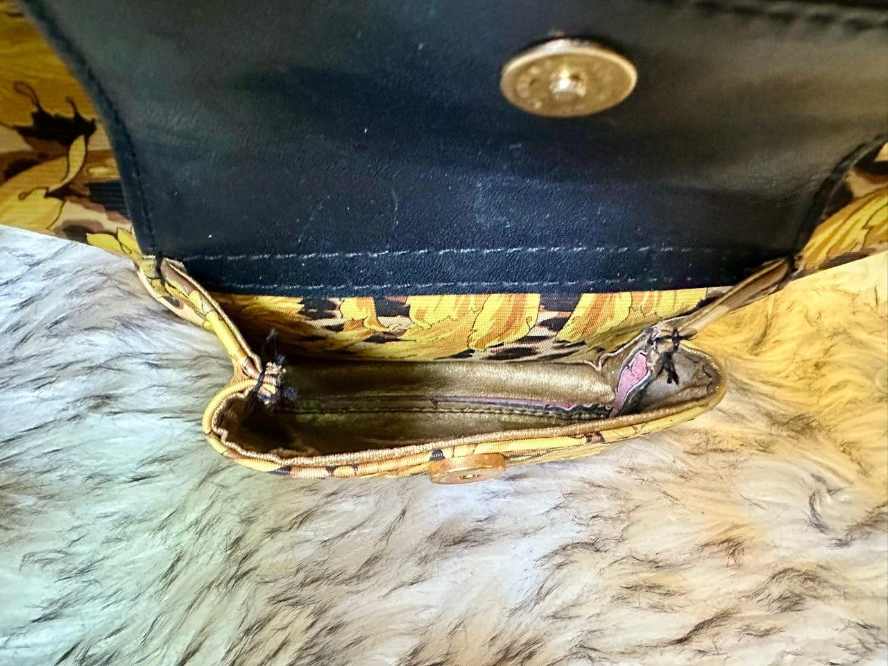 Versace Authentic Gianni Versace Baroque Leopard Print Backpack Size ONE SIZE - 10 Thumbnail