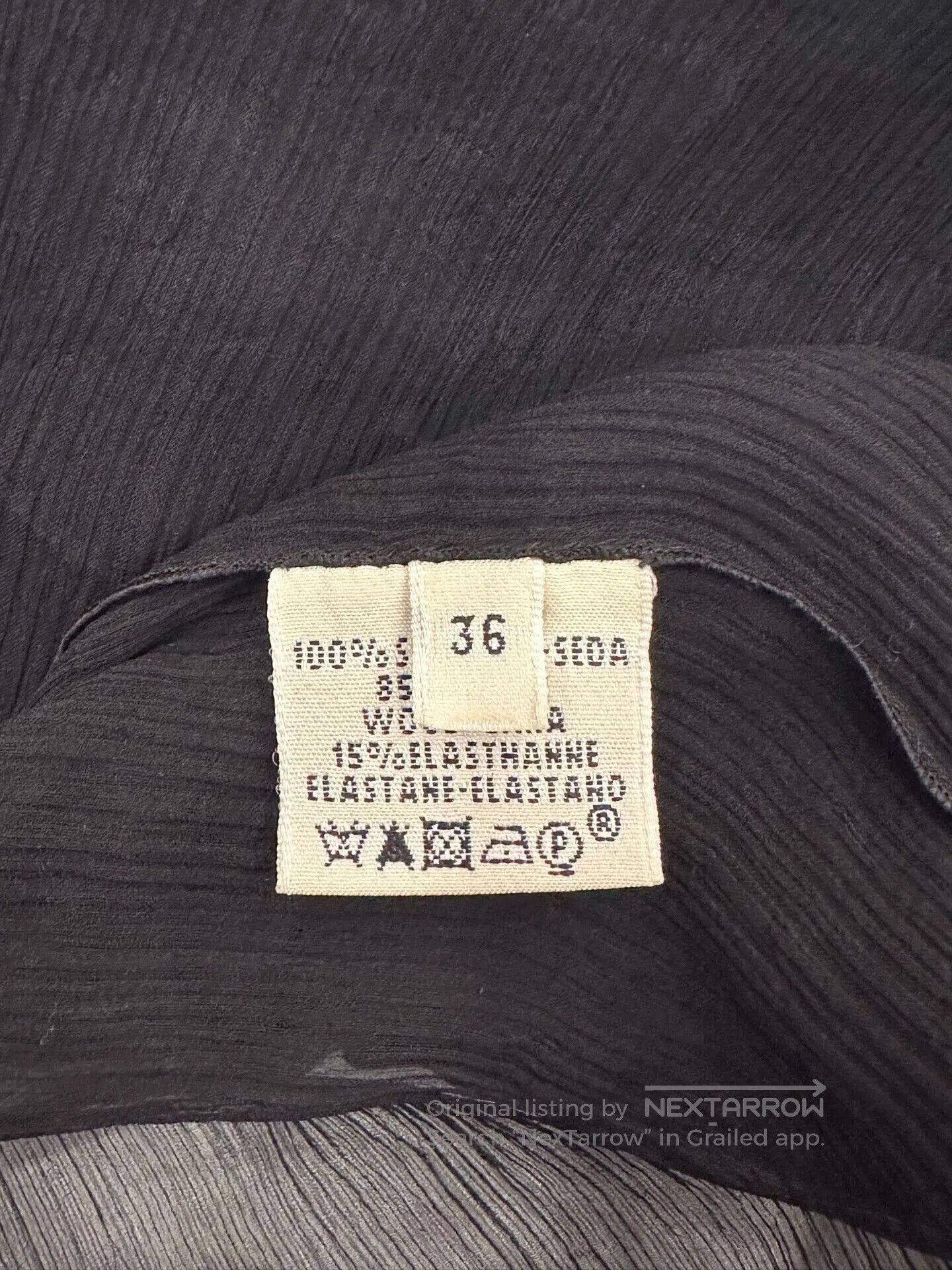 Hermes Hermes Women's Black Silk Shirt Coat. Size XS / US 0-2 / IT 36-38 - 6 Thumbnail