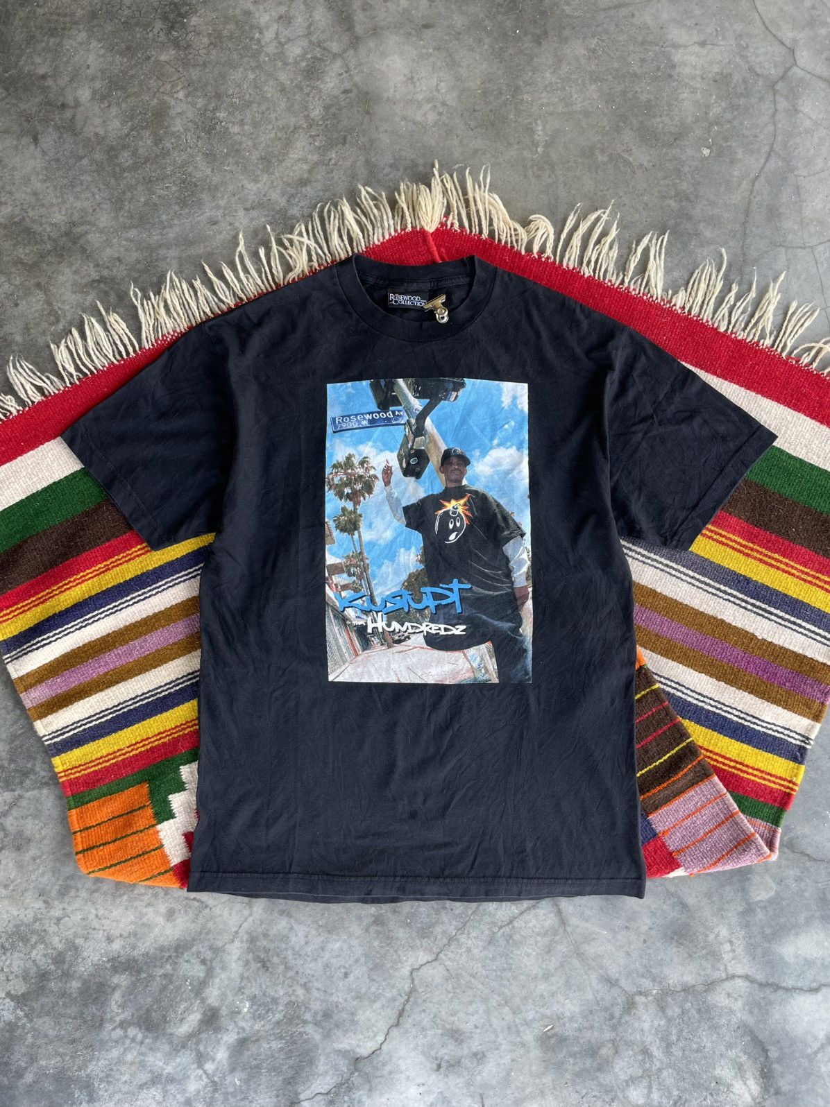 Rap Tees VTG 00s Rosewood Collection by The Hundreds Kurupt Photo T Size US L / EU 52-54 / 3 - 1 Thumbnail