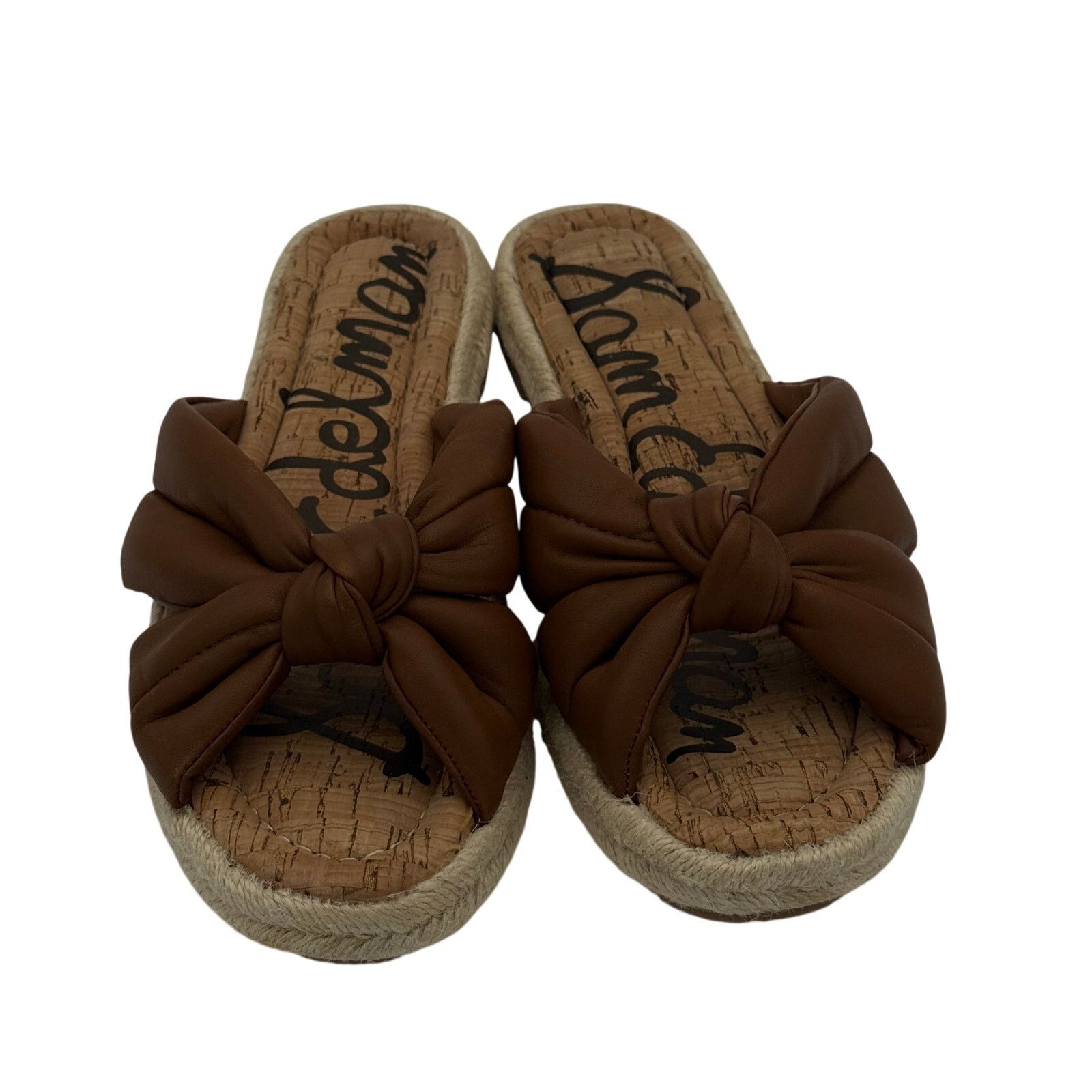 Sam Edelman Sam Edelman Abilene Knotted Slide Espadrille Sandals Size US 9 / IT 39 - 2 Thumbnail